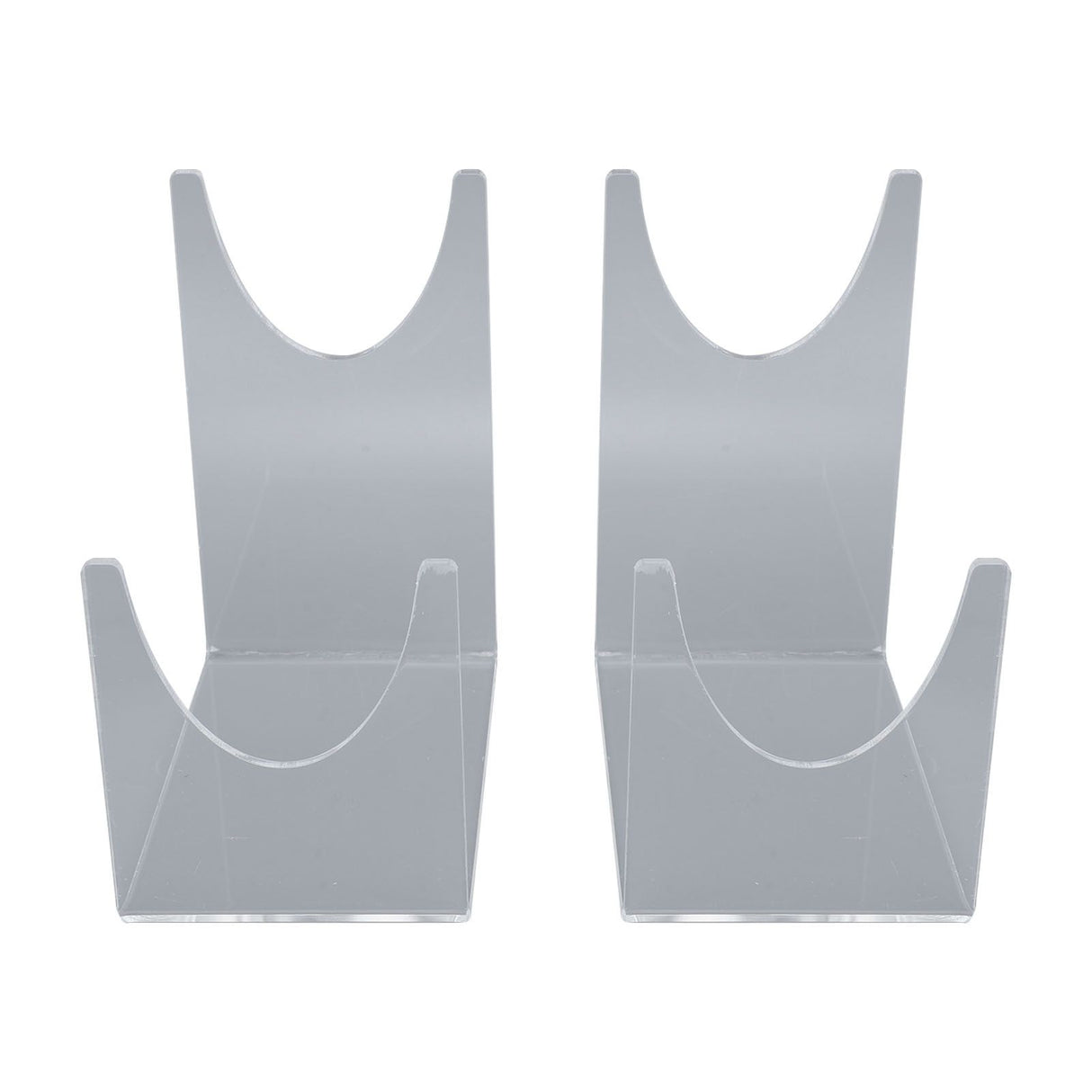 2pcs Acrylic Shofar Stand Clear Transparent Shofar Stand Sturdy Shofar Holder for Home Office Decor