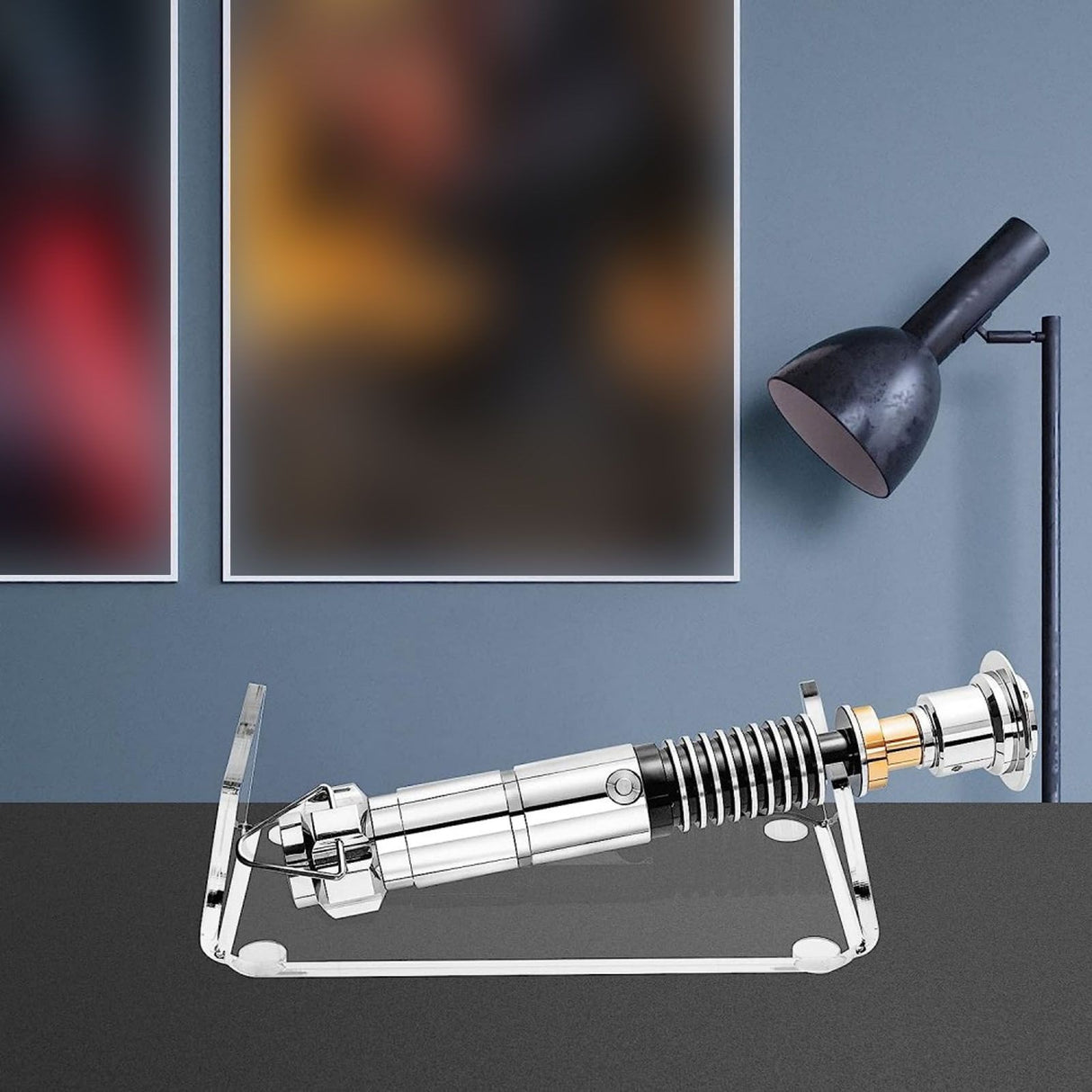 YX009 Acrylic Lightsaber Display Stand Sword Stand with Anti Slip Pad for Lightsaber Handle Dagger Piccolo