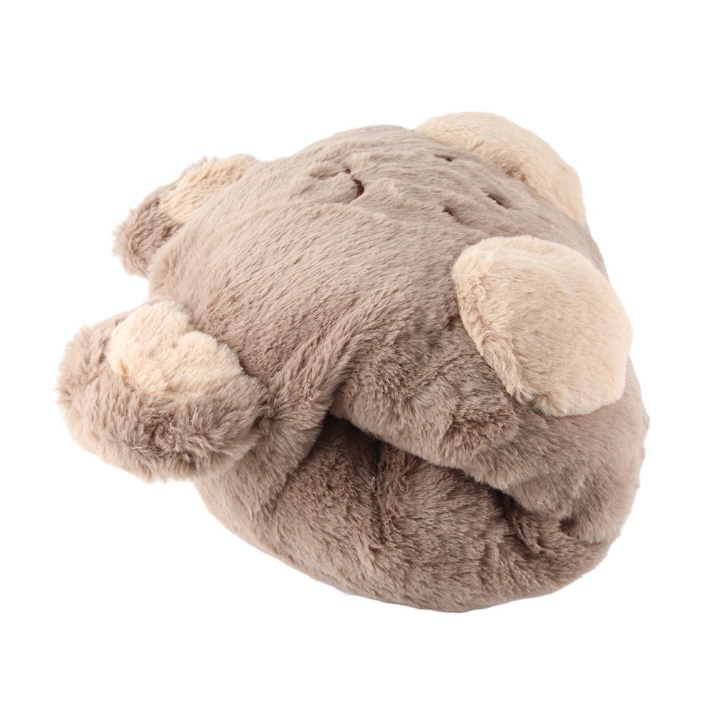 Stuffed Animals Travel Blanket Pillow Set Soft Plush Hugging Pillow Cute Plush Toy with Hand Warmer Design for Travel Home Office Bear