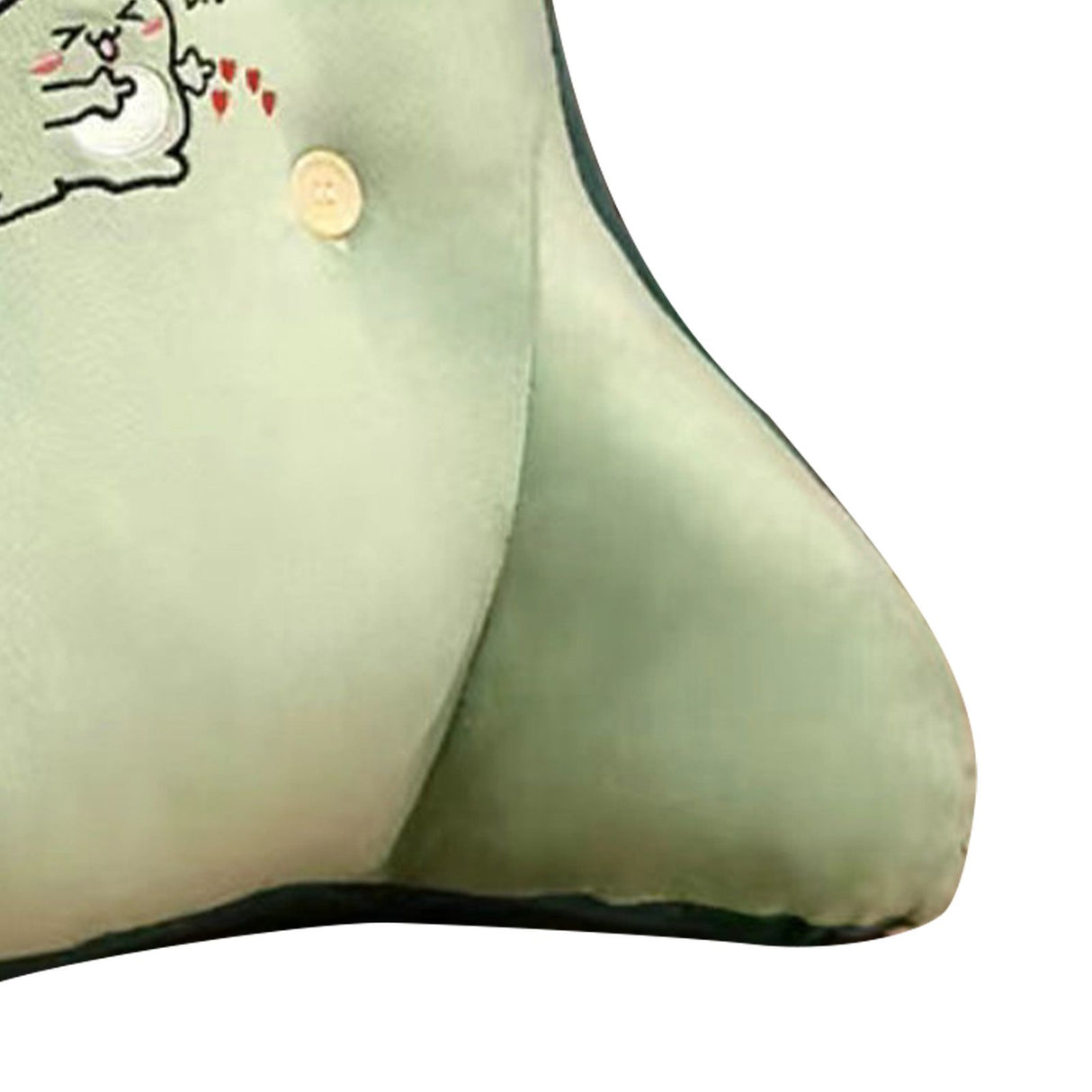 Backrest Pillow Washable Removable Cover Soft Cartoon Animal Back Support Cushion for Office Chair Bedside Dinosaur