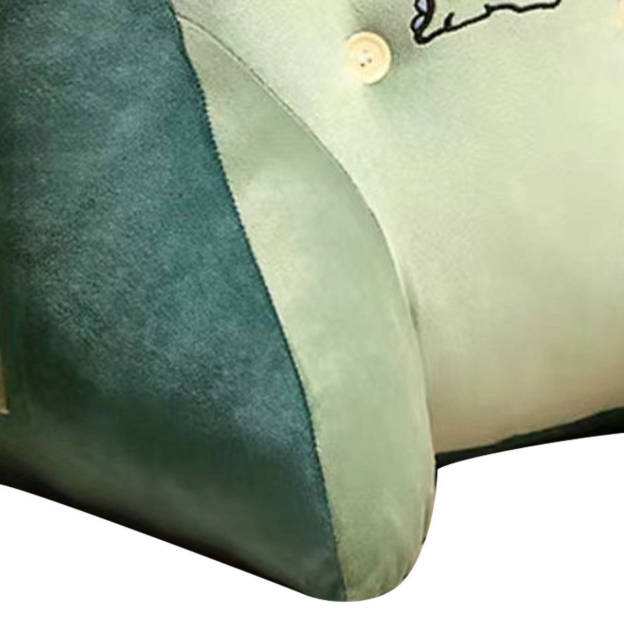 Backrest Pillow Washable Removable Cover Soft Cartoon Animal Back Support Cushion for Office Chair Bedside Dinosaur