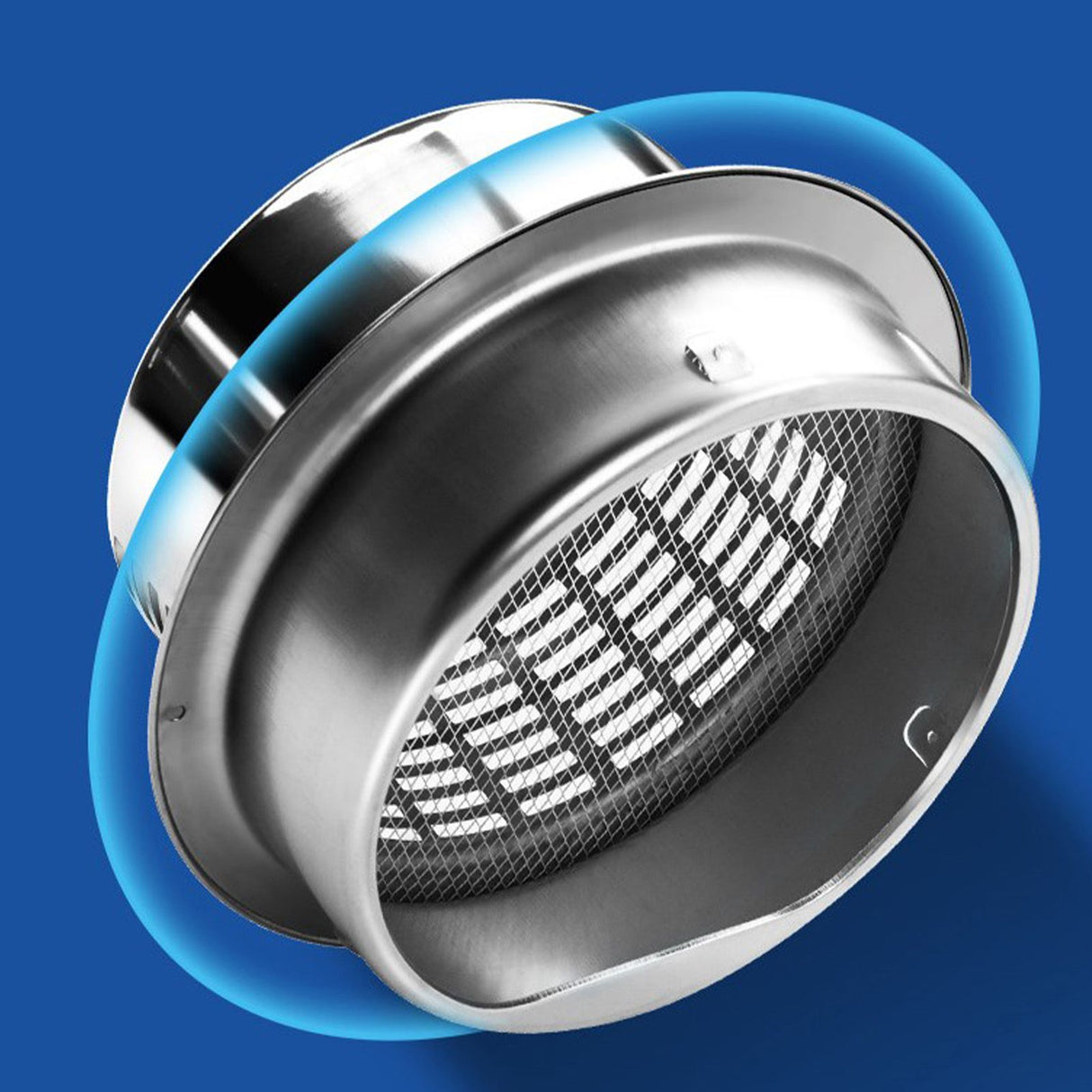 304 Stainless Steel Exhaust Hood Weatherproof Round Ventilation Grill Range Hood Exhaust Pipe Cover 150mm 304 Column Hood