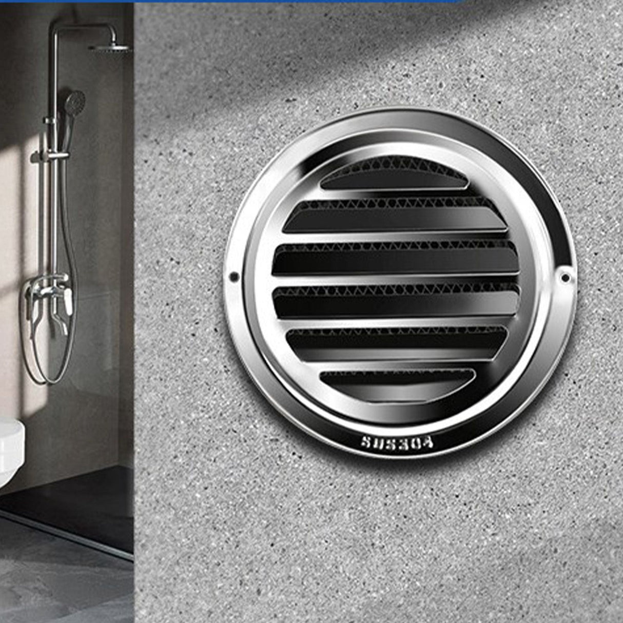 304 Stainless Steel Exhaust Hood Weatherproof Round Ventilation Grill Range Hood Exhaust Pipe Cover 150mm 304 Column Hood