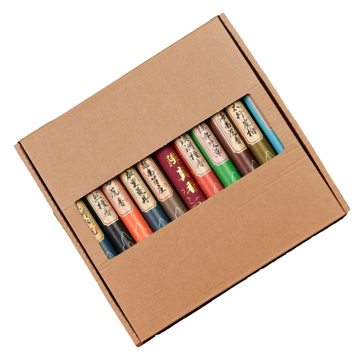 11 Sets Incense Sticks Natural Herbs Wormwood Incense Repellent Sticks for Night Sleeping Meditation