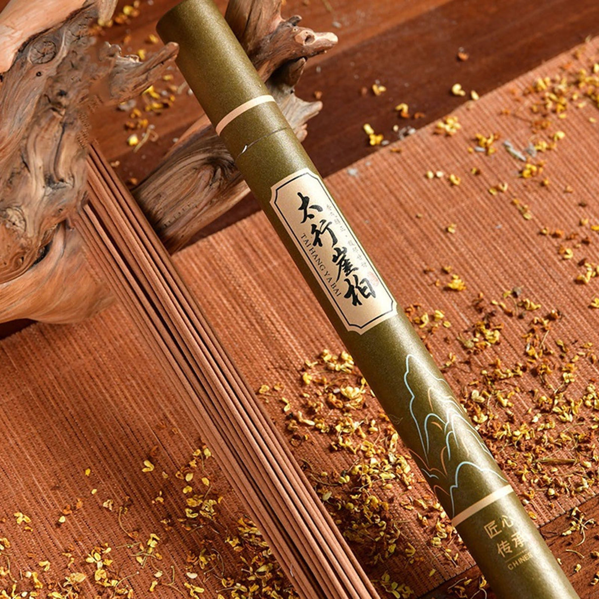 11 Sets Incense Sticks Natural Herbs Wormwood Incense Repellent Sticks for Night Sleeping Meditation
