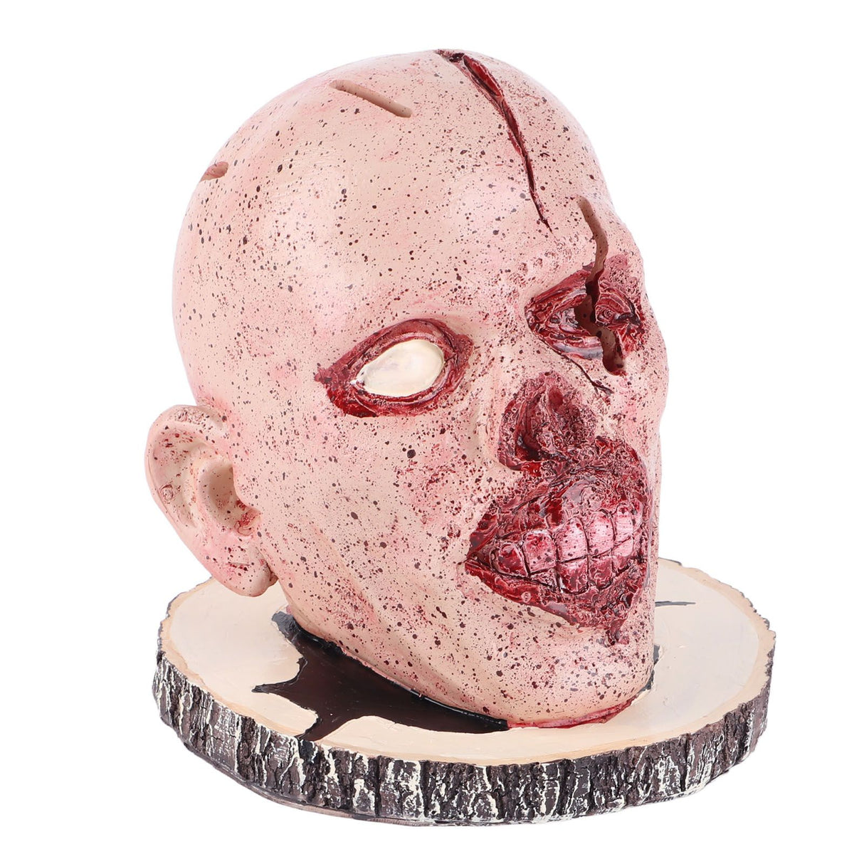 Knife Holder Head Horrr Skull Knife Storage Rack for Halloween Home Decor Kitchen Ornament
