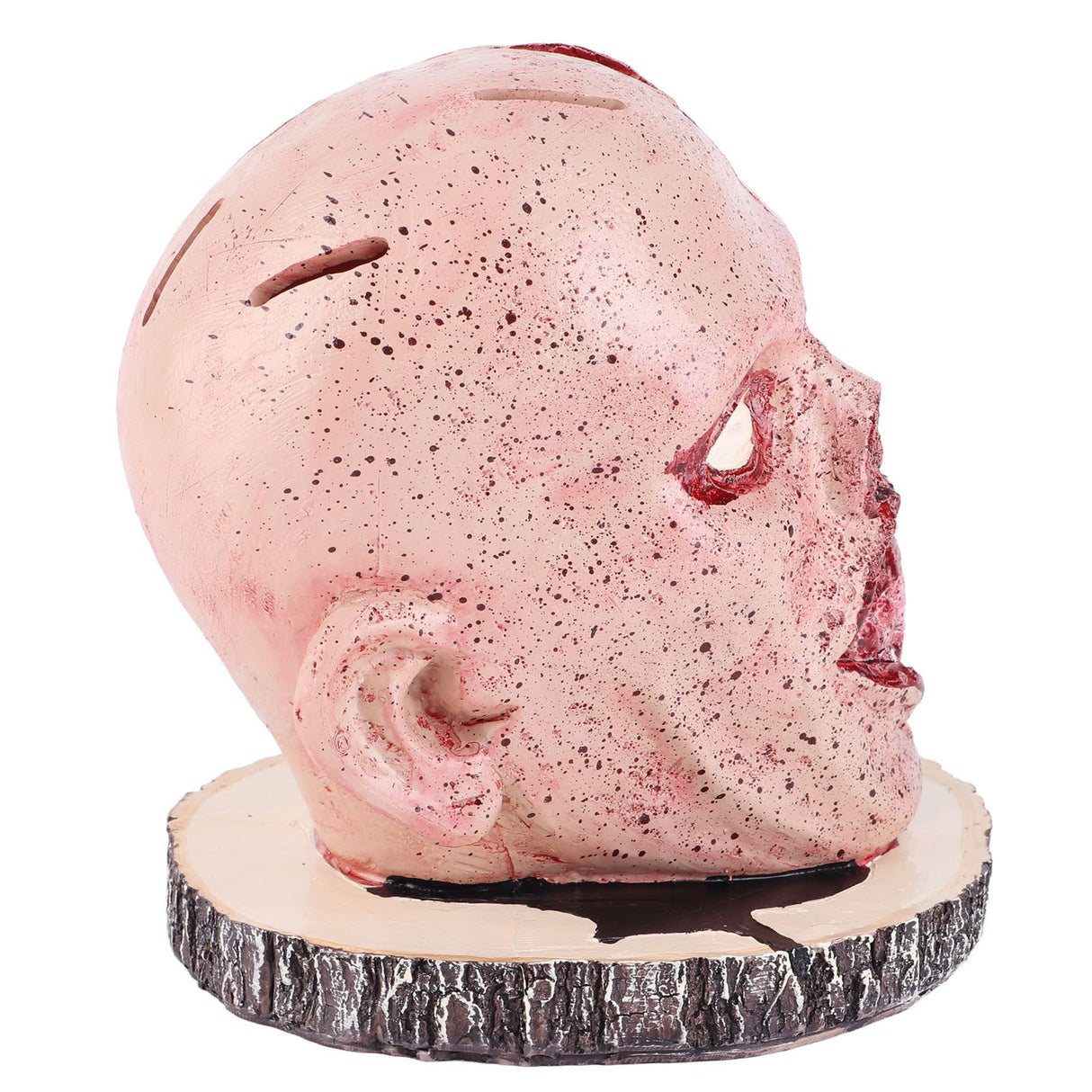 Knife Holder Head Horrr Skull Knife Storage Rack for Halloween Home Decor Kitchen Ornament