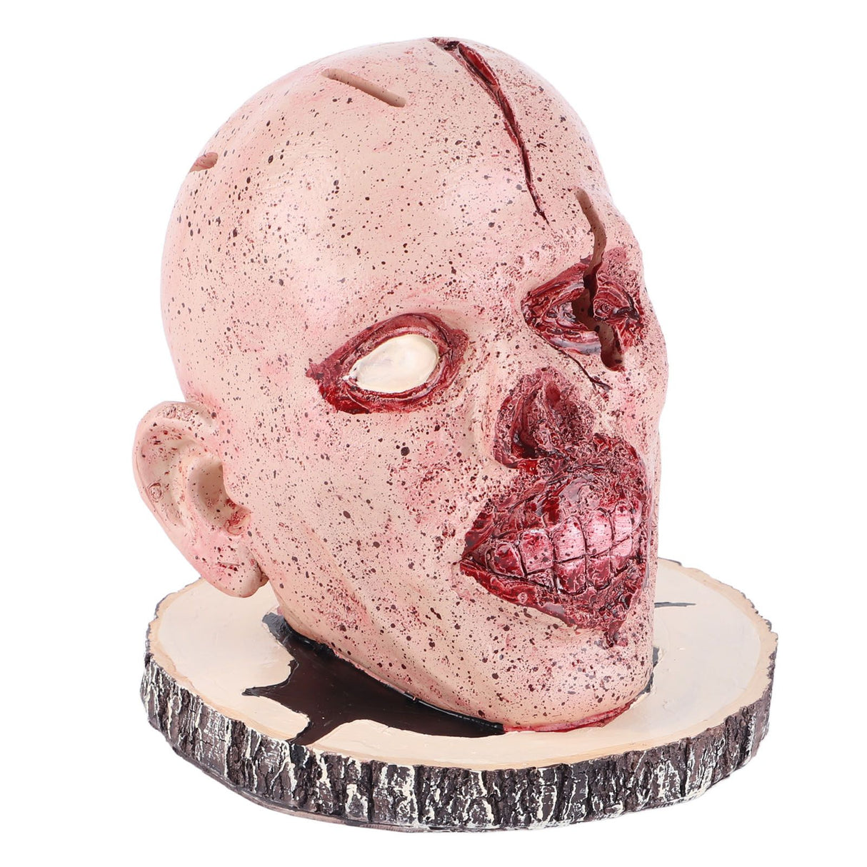 Knife Holder Head Horrr Skull Knife Storage Rack for Halloween Home Decor Kitchen Ornament