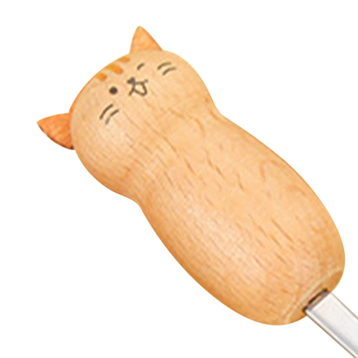 Stainless Steel Coffee Stirring Tool Creative Cartoon Cute Kids Ice Cream Dessert Stirrer Coffee Mixing Tool Dishwasher Safe Cat Spoon