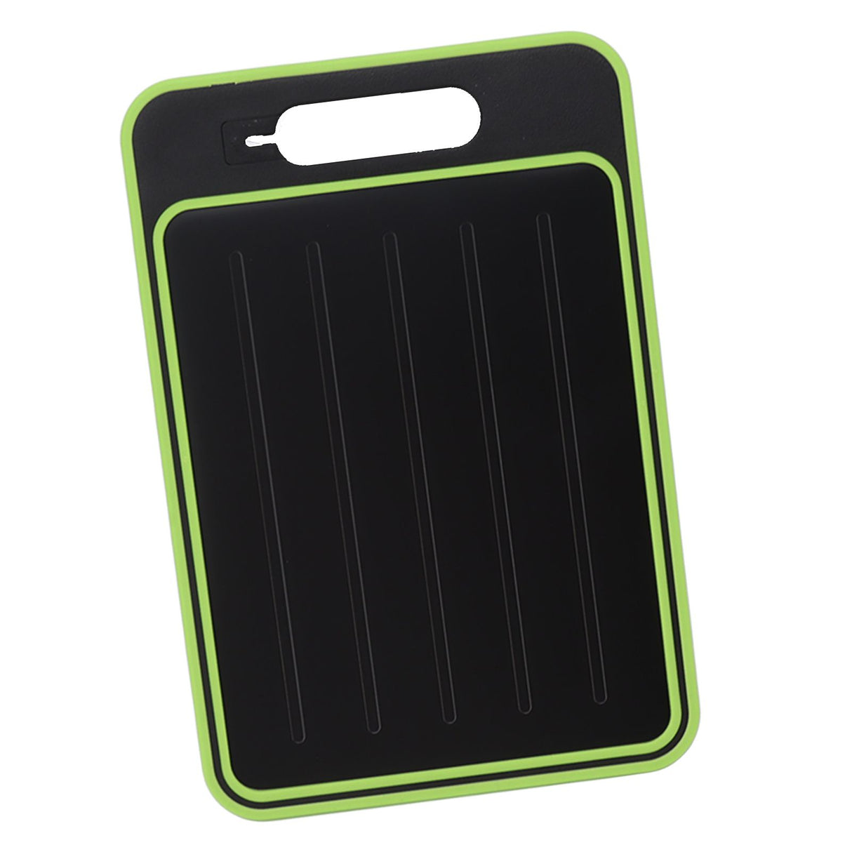 Double Sided Cutting Board Rapid Thawing and Grinding Plate with Knife Sharpener for Kitchen Black