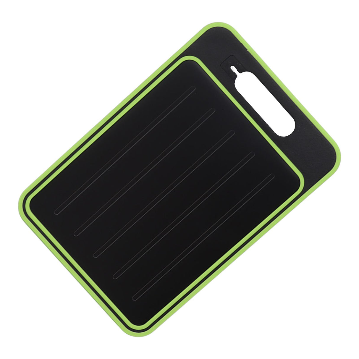 Double Sided Cutting Board Rapid Thawing and Grinding Plate with Knife Sharpener for Kitchen Black