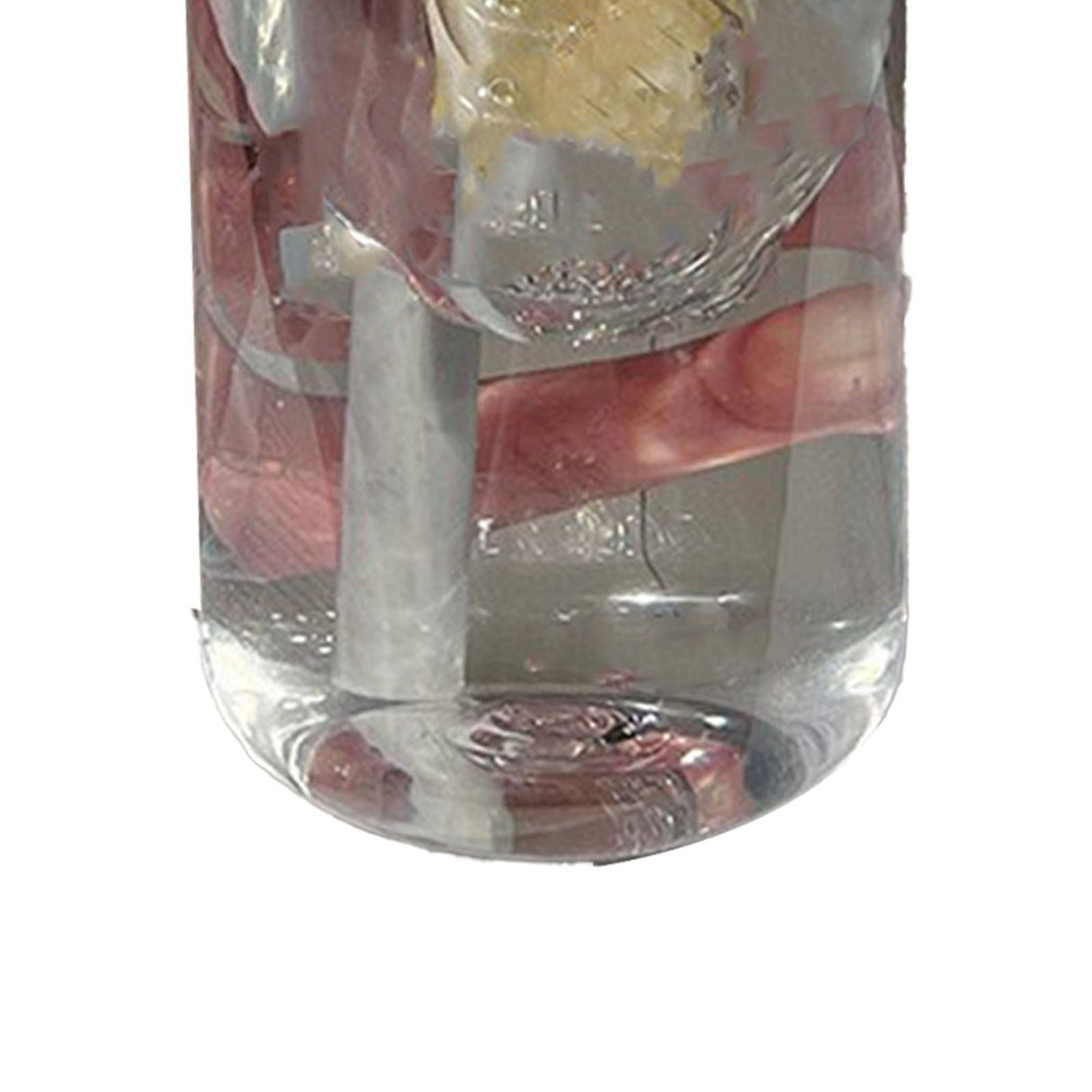 Straw Water Bottle Built in Tea Strainer with Handle PC 700ml Beautiful Cute Straw Bottle for Girls Women White