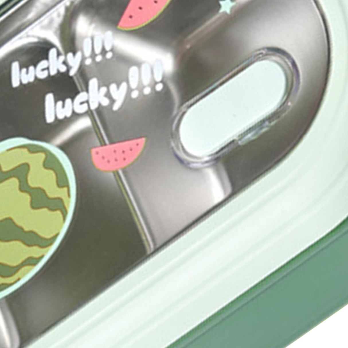 Bento Lunch Box Portable Safe Leakproof Divided Stainless Steel Thermal Lunch Box for Students School Office Green