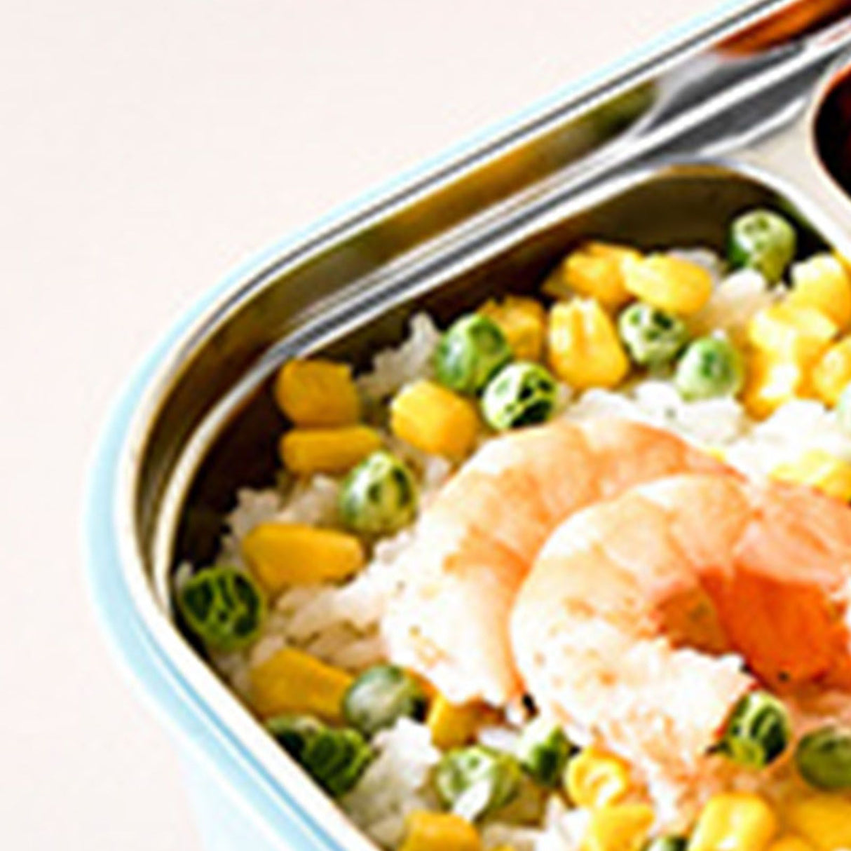 Lunch Box Stainless Steel Insulation Leakproof Cute Design Portable Bento Box for School Office Blue