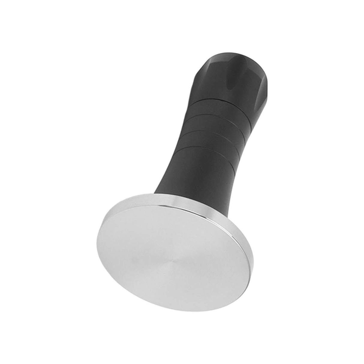 Coffee Tamper Stirrer Kit Distribution Tool Set 2 in 1 Hand Presser for Home Black 53mm