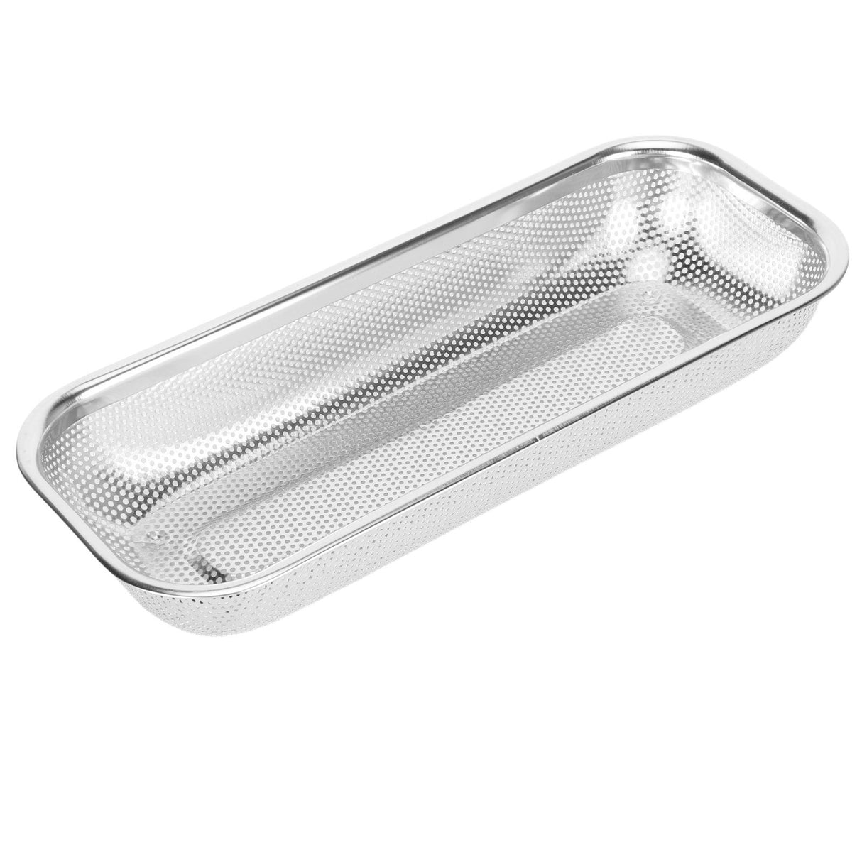 Stainless Steel Utensil Drying Rack Multifunctional Cutlery Drain Basket for Chopsticks Knives Spoons Hole Type