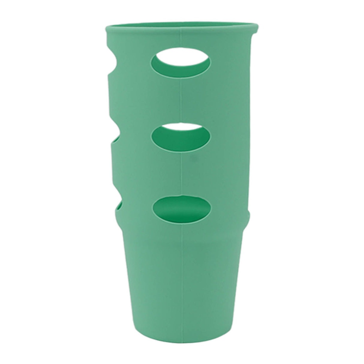 Cup Protector Sleeve Slip Resistant All Wrapped Detachable Silicone Water Cup Boot for 30oz Cups Green