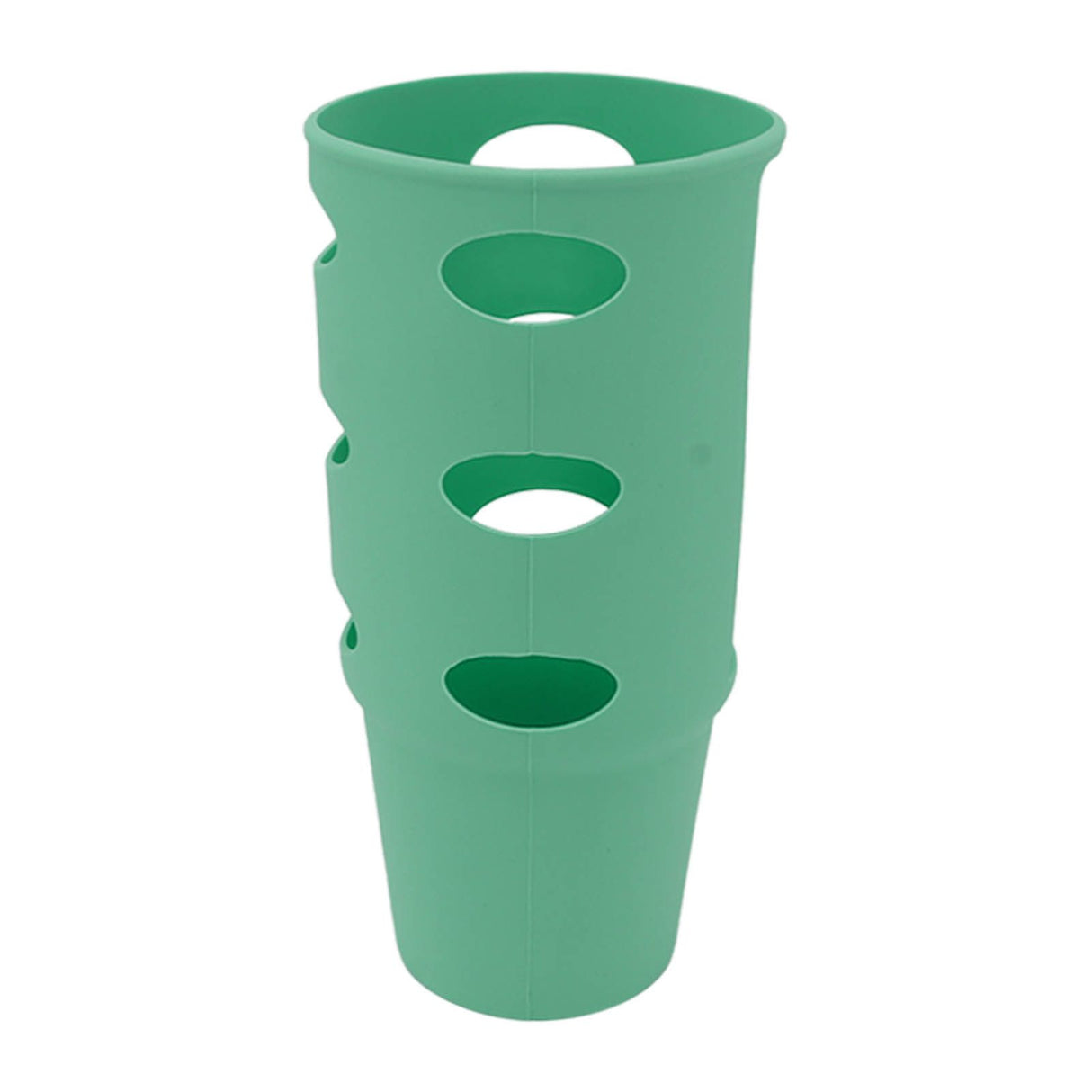 Cup Protector Sleeve Slip Resistant All Wrapped Detachable Silicone Water Cup Boot for 30oz Cups Green