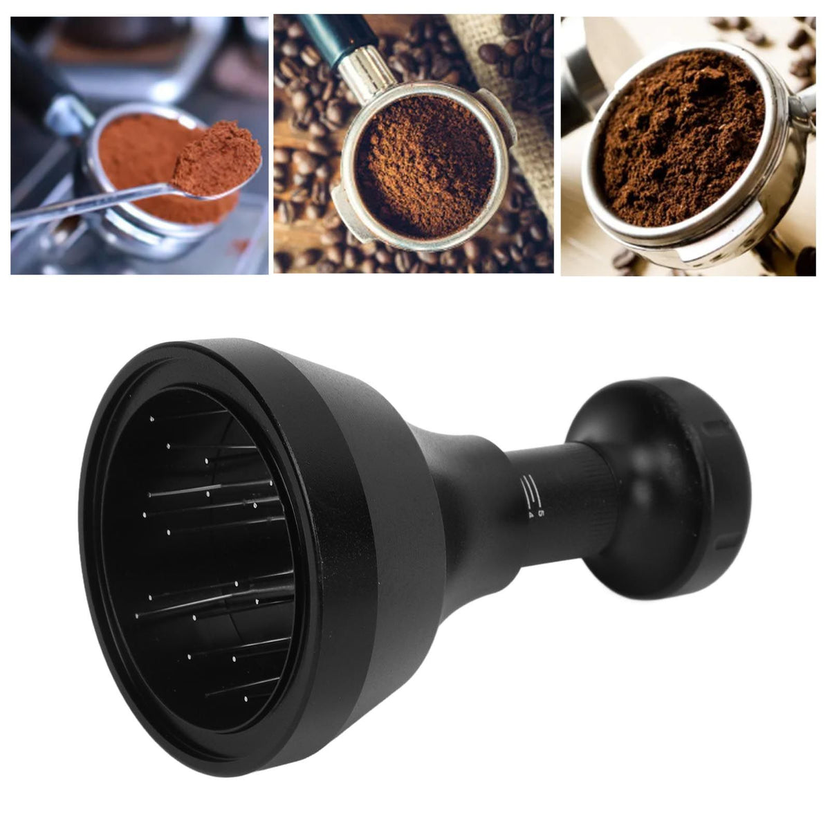 Coffee Needle Tamper Coffee Powder Stirring Distributor Tool for Home Coffee Shop 58MM Needle