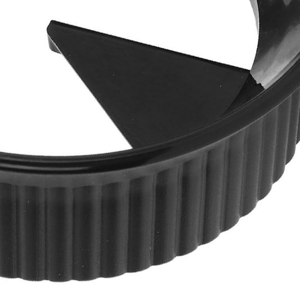 Moka Coffee Distributor Splash Proof Dosing Funnel Coffee Dosing Ring for Single And Dual Valve Moka Pot Black For Six 300ml