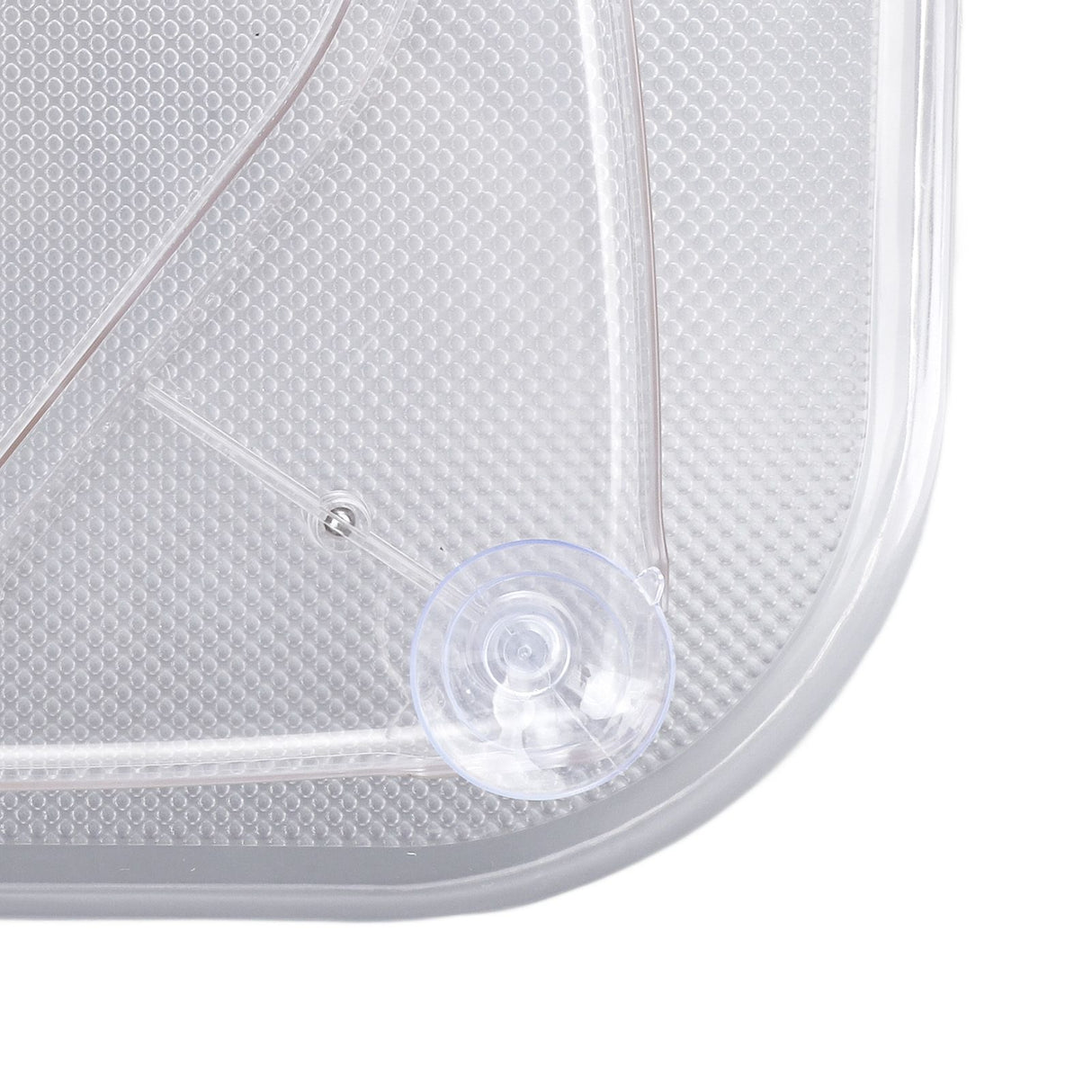 Refrigerator Turntable Organizer Transparent Rectangular Countertop Condiment Storage Rack for Household Kitchen Big Size