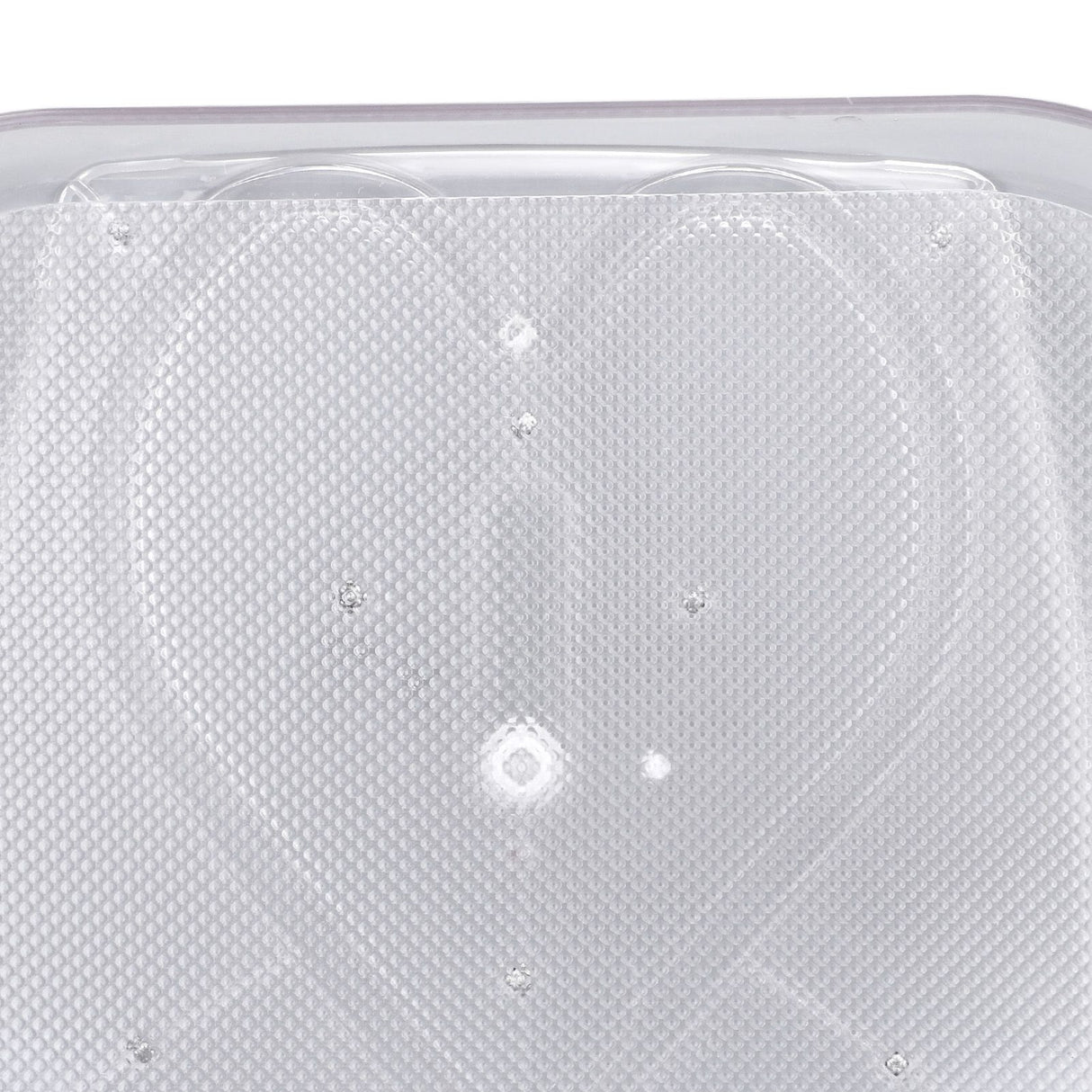 Refrigerator Turntable Organizer Transparent Rectangular Countertop Condiment Storage Rack for Household Kitchen Big Size