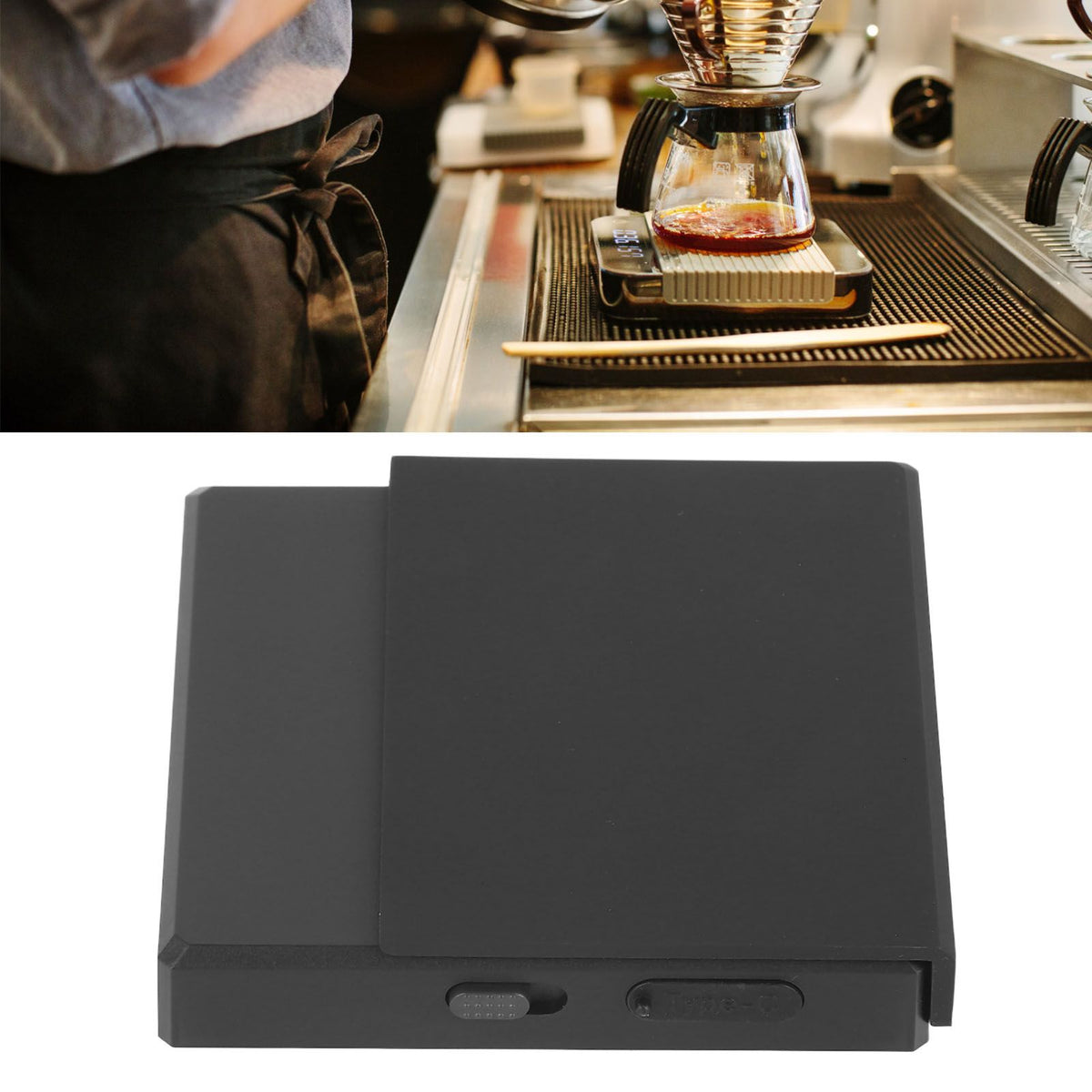 Digital Coffee Scale with Timer 3 Modes High Accuracy 900mAh Type C Charging Touch Control Mini Smart Kitchen Scale Black