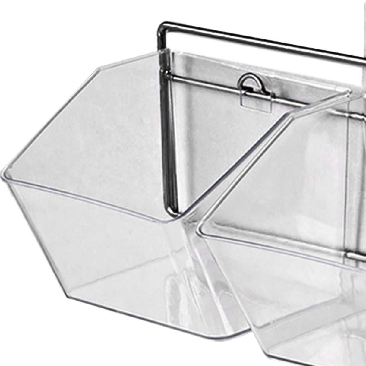 Wall Mounted Storage Container 3 Layer Wall Hanging Kitchen Storage Box for Garlic Ginger Onion Horizontal Hanging