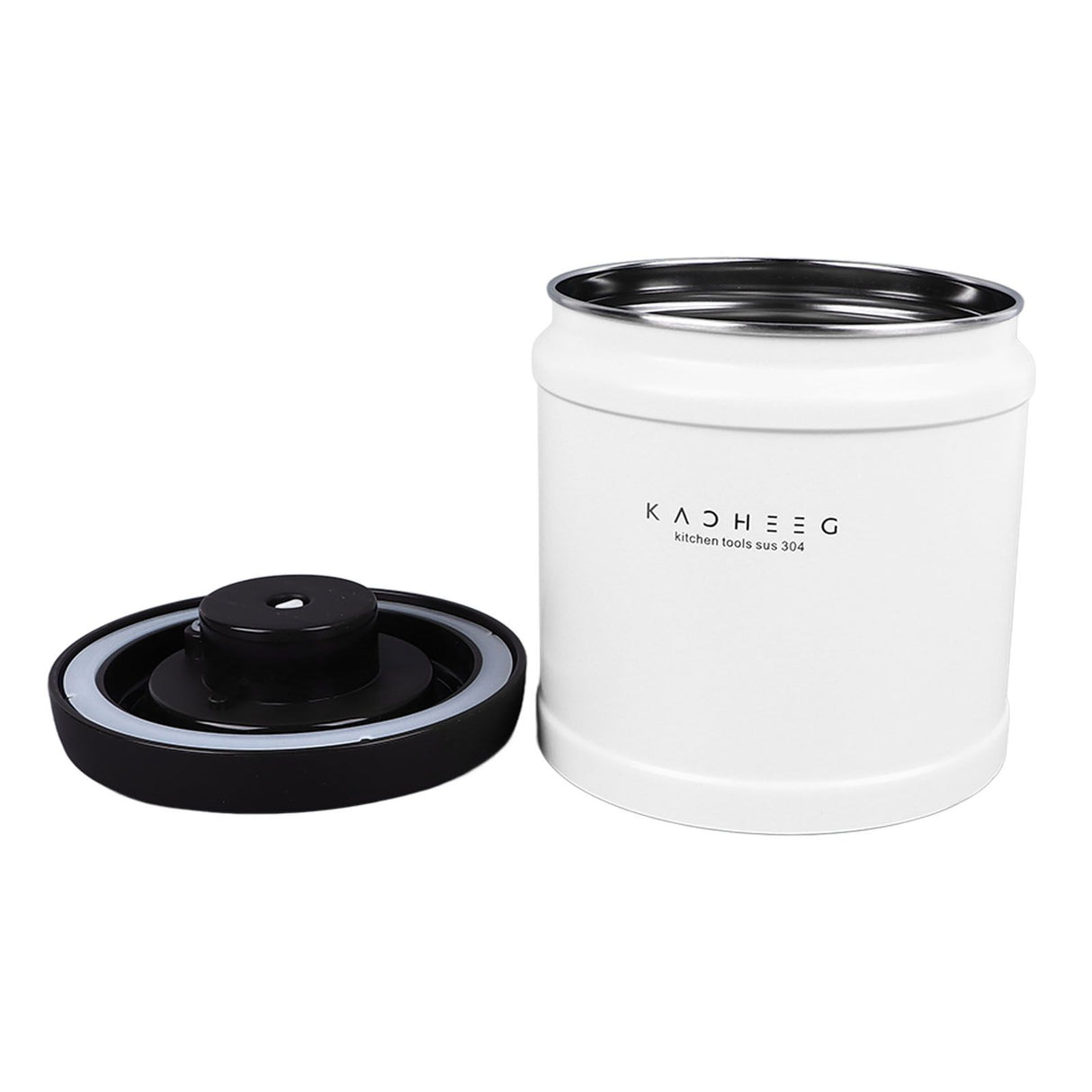 Tea Coffee Canister Stainless Steel Airtight Coffee Container for Grounds Coffee Beans Flour Cereal Sugar 1600ml Capacity
