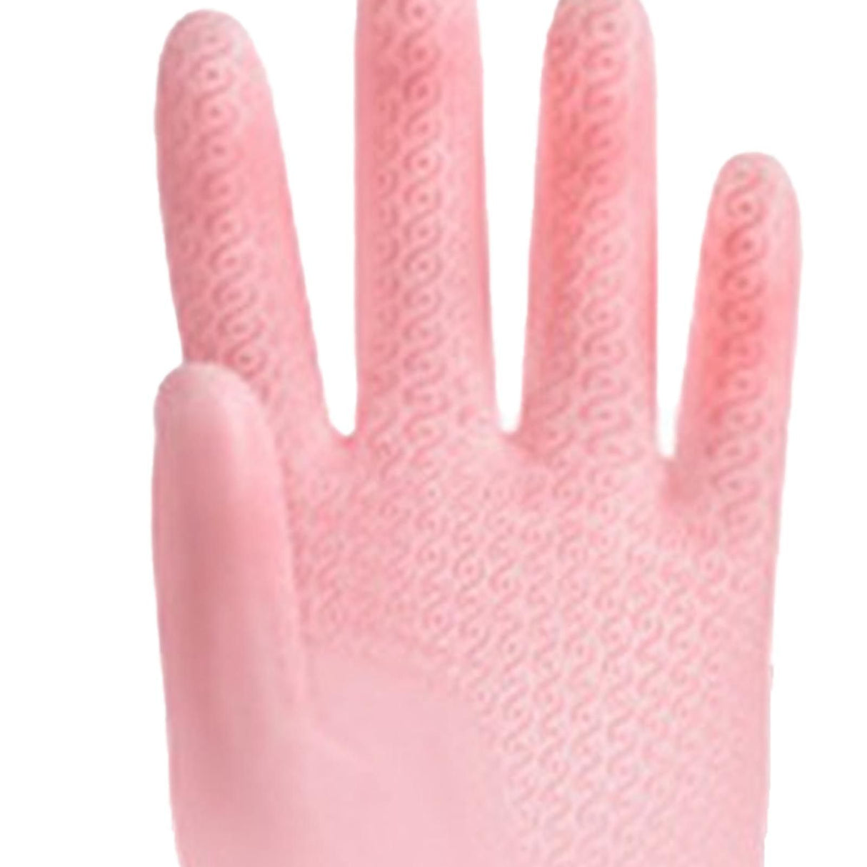 Kitchen Gloves Reusable Tight Fit Multifunctional Dishwashing Cleaning Waterproof Durable Household Gloves Pink
