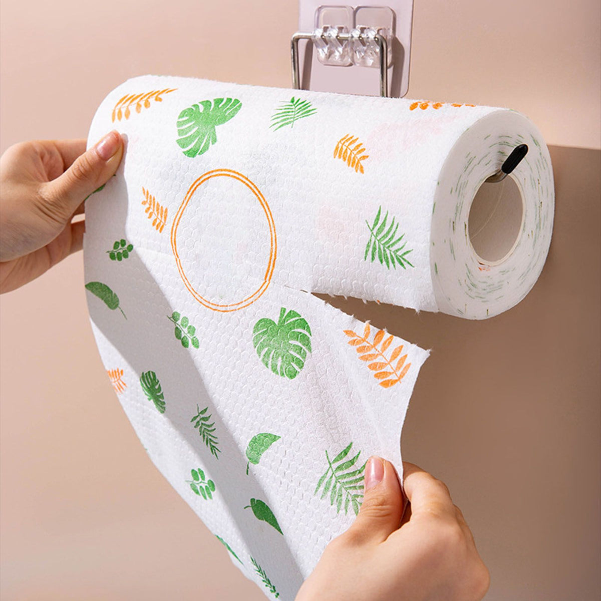 50 PCS Kitchen Paper Towels Wet Dry Use One Time Use Polyester Dish Paper Towels for Dishes Pots