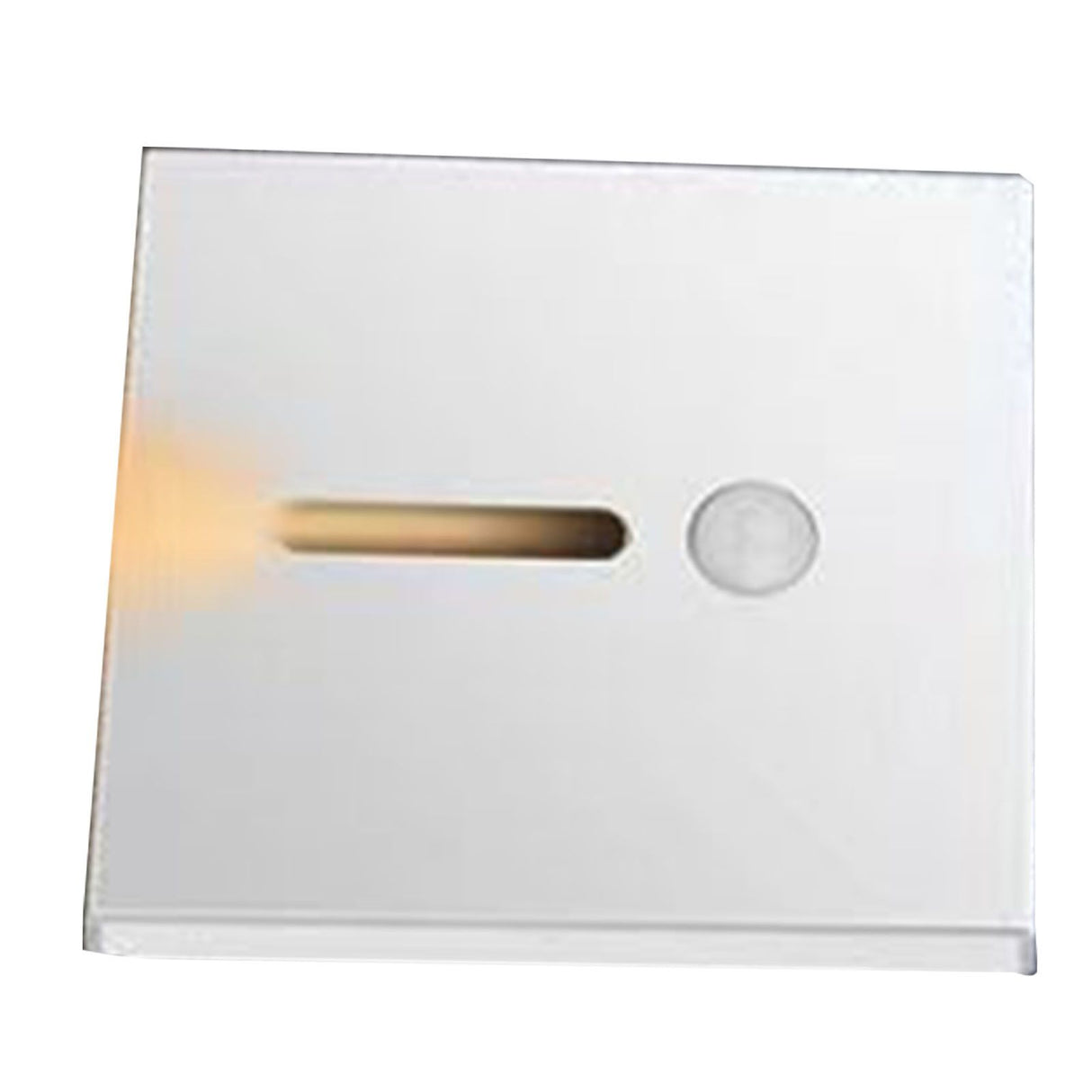 LED Motion Sensor Night Light ABS Small LED Induction Lamp for Bedside Corridor Hallway White