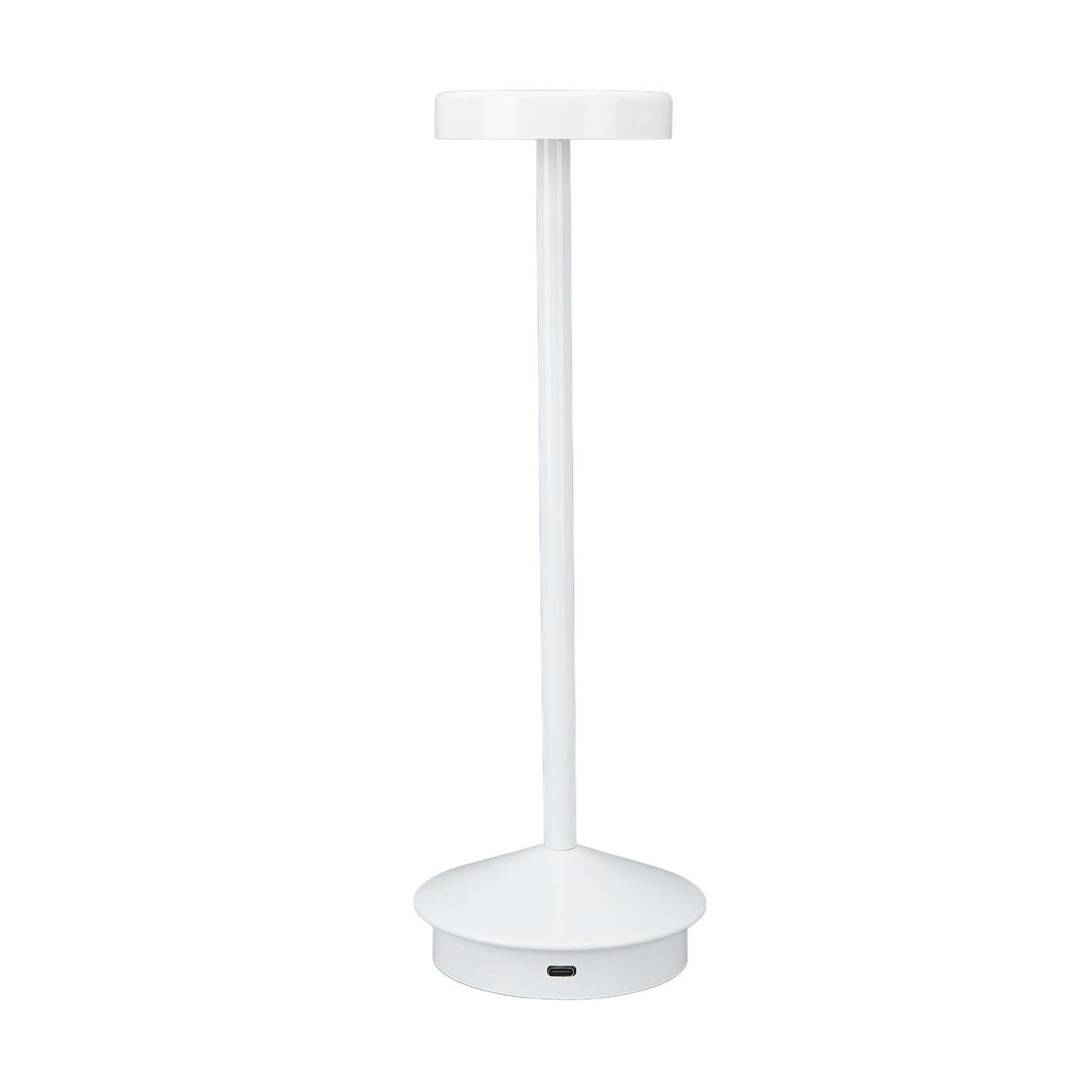 Rechargeable LED Table Lamp 2000mAh Cordless Battery Operated Metal Bedside USB C Desk Light Portable 3 Modes Dimmable White