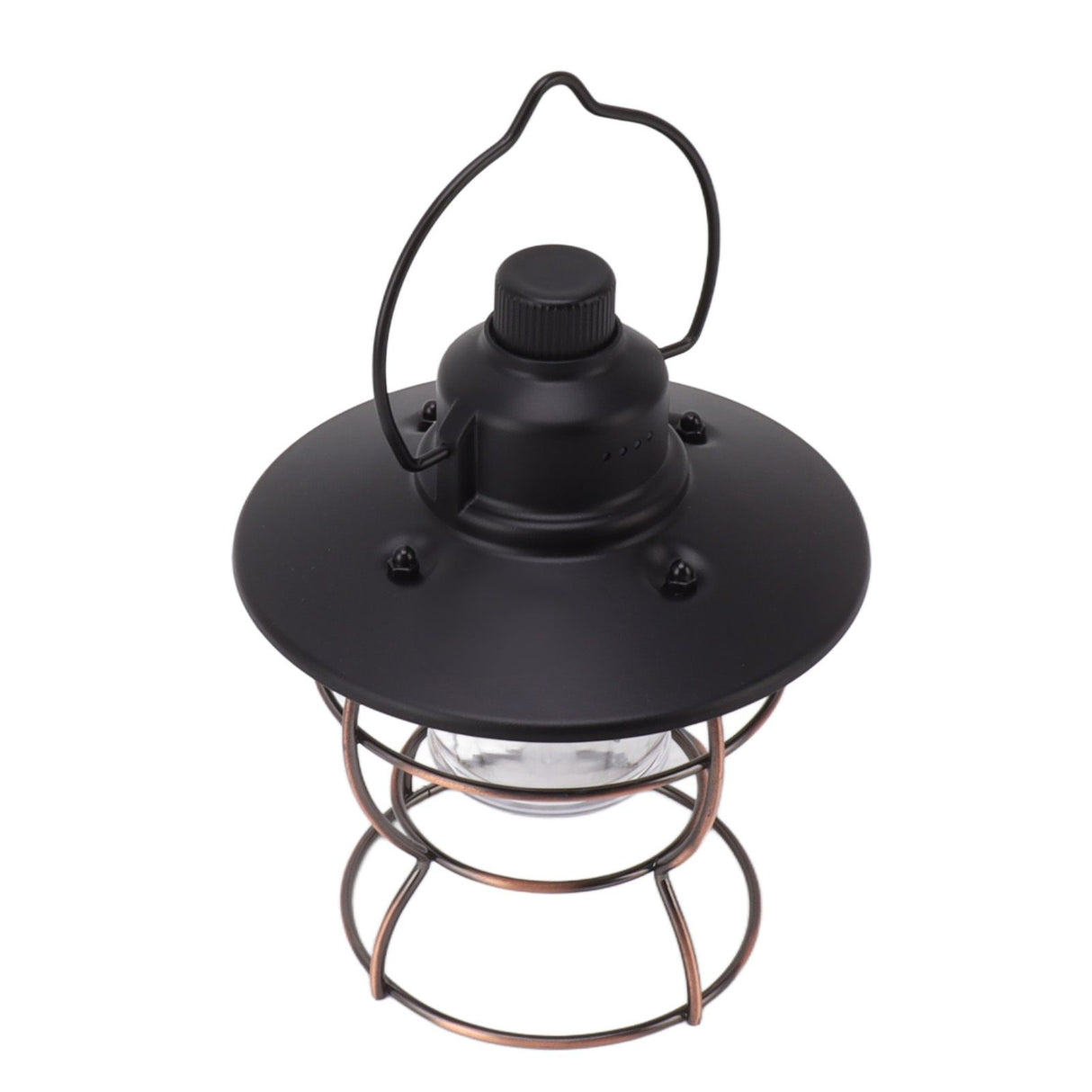 LED Camping Lantern Portable 3 Light Modes USB Charge Stepless Dimming LED Vintage Lantern for Hiking Camping Emergency