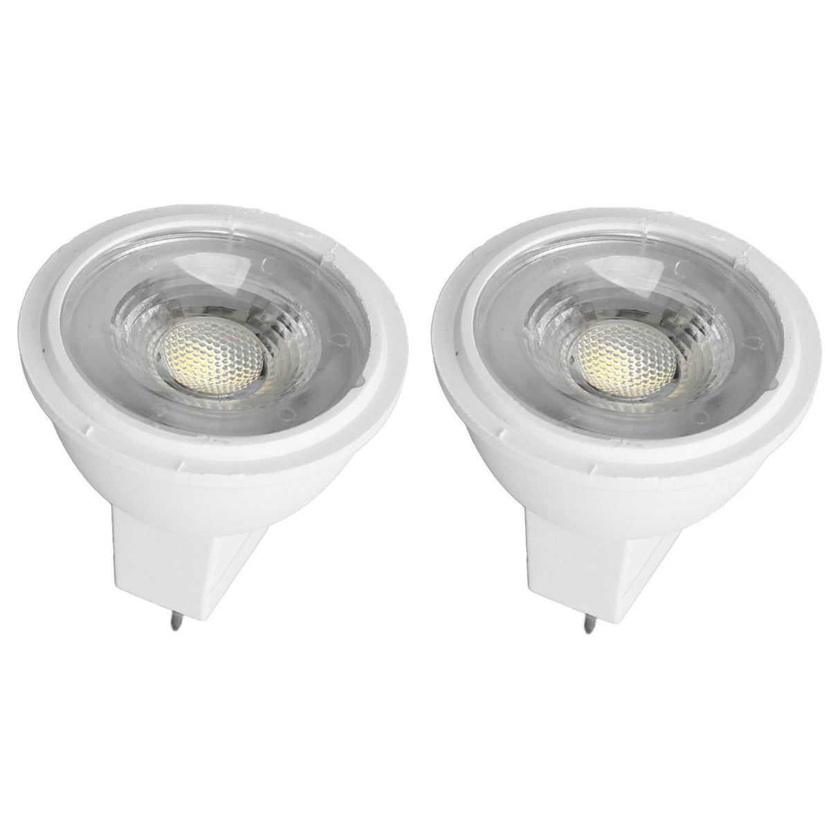 2Pcs MR11 Light Bulb High Brightness 3W 110V Faster Heat Dissipation GU4 Spotlight Bulbs for Landscape Lighting Bedroom Kitchen White Light