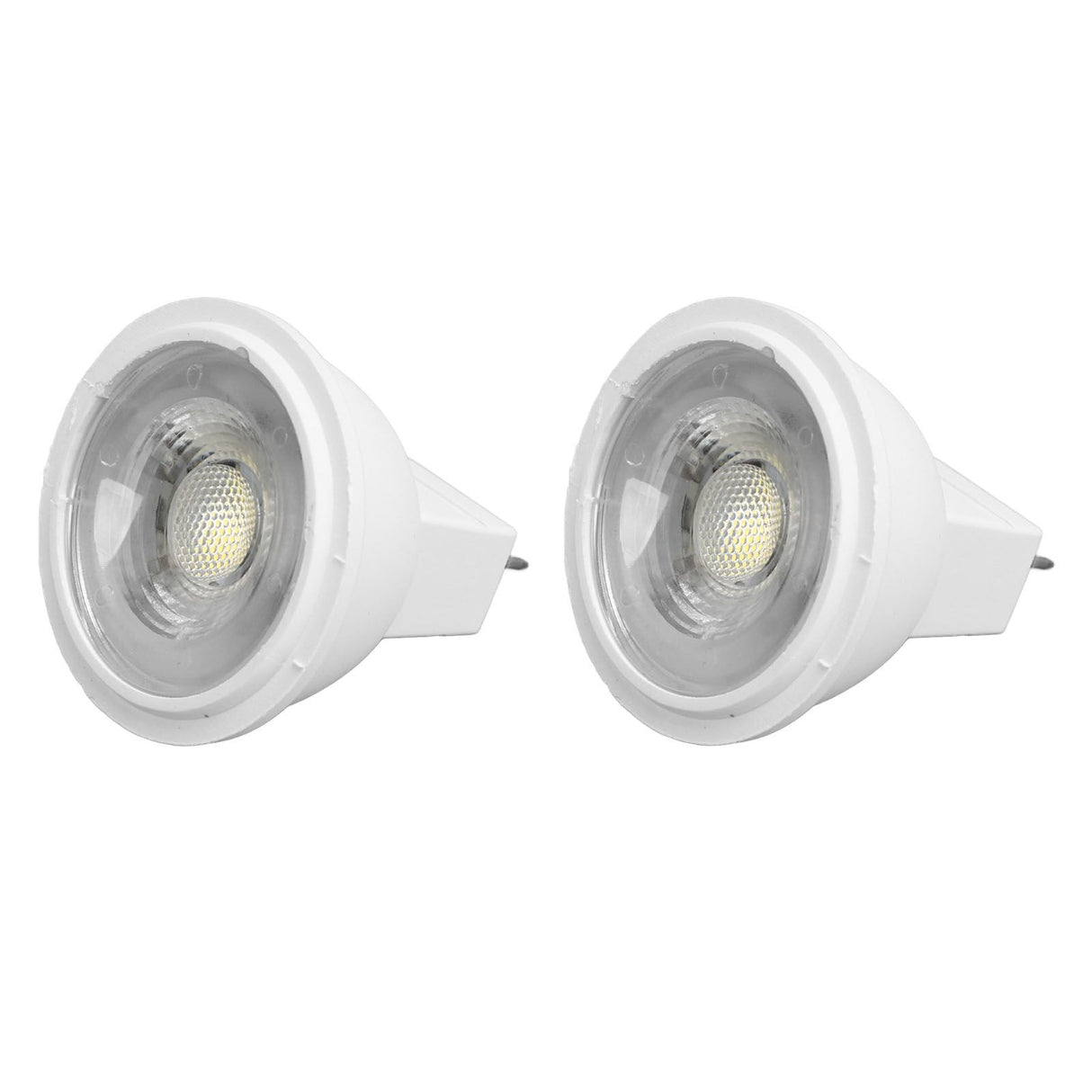 2Pcs MR11 Light Bulb High Brightness 3W 110V Faster Heat Dissipation GU4 Spotlight Bulbs for Landscape Lighting Bedroom Kitchen White Light
