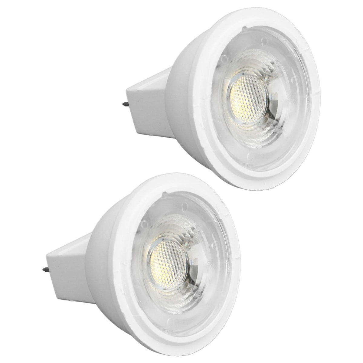 2Pcs MR11 Light Bulb High Brightness 3W 110V Faster Heat Dissipation GU4 Spotlight Bulbs for Landscape Lighting Bedroom Kitchen White Light