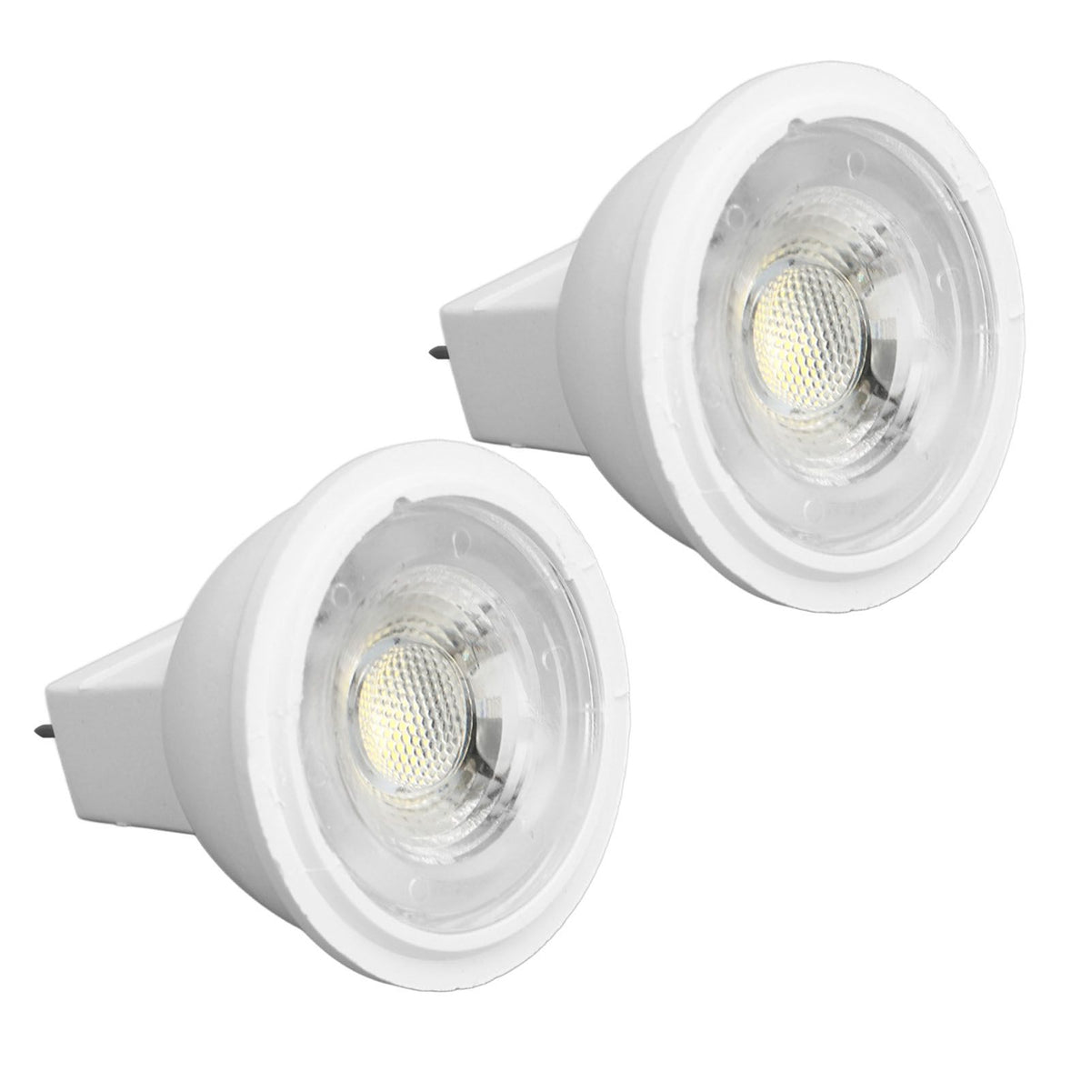 2Pcs MR11 Light Bulb High Brightness 3W 110V Faster Heat Dissipation GU4 Spotlight Bulbs for Landscape Lighting Bedroom Kitchen White Light