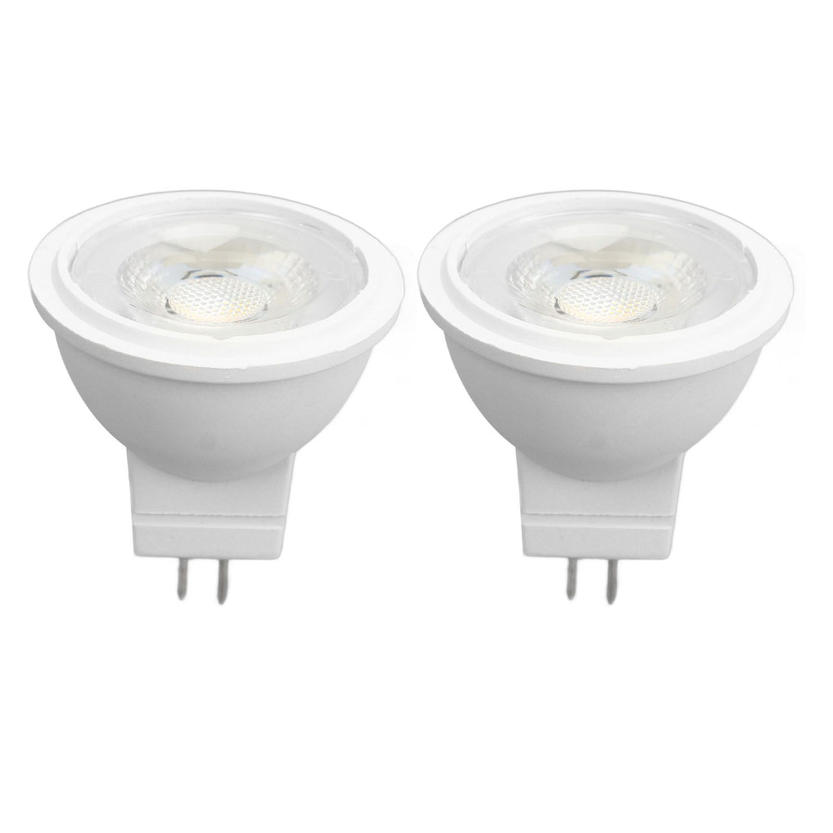 2Pcs MR11 Light Bulb High Brightness 3W 110V Faster Heat Dissipation GU4 Spotlight Bulbs for Landscape Lighting Bedroom Kitchen Warm Light