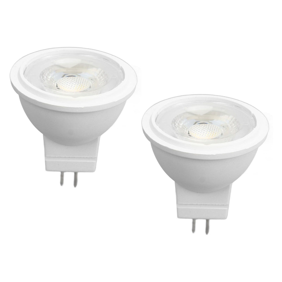2Pcs MR11 Light Bulb High Brightness 3W 110V Faster Heat Dissipation GU4 Spotlight Bulbs for Landscape Lighting Bedroom Kitchen Warm Light