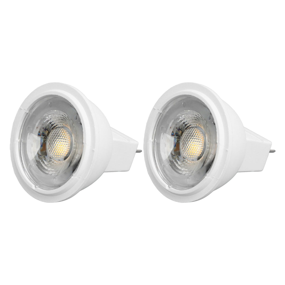 2Pcs MR11 Light Bulb High Brightness 3W 110V Faster Heat Dissipation GU4 Spotlight Bulbs for Landscape Lighting Bedroom Kitchen Warm Light