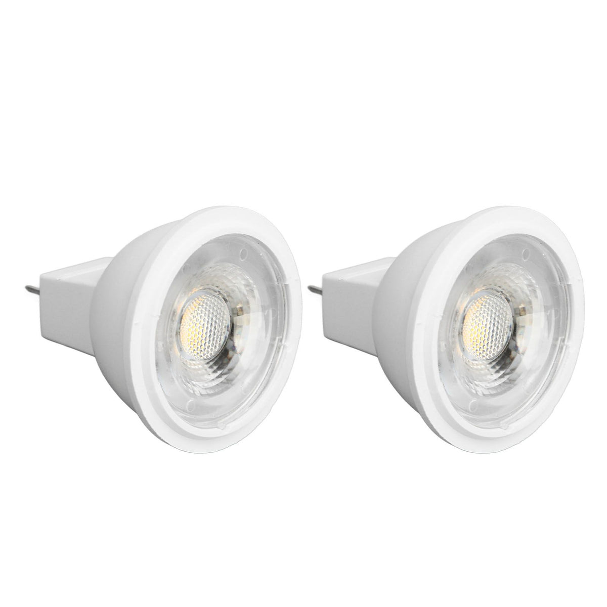 2Pcs MR11 Light Bulb High Brightness 3W 110V Faster Heat Dissipation GU4 Spotlight Bulbs for Landscape Lighting Bedroom Kitchen Warm Light