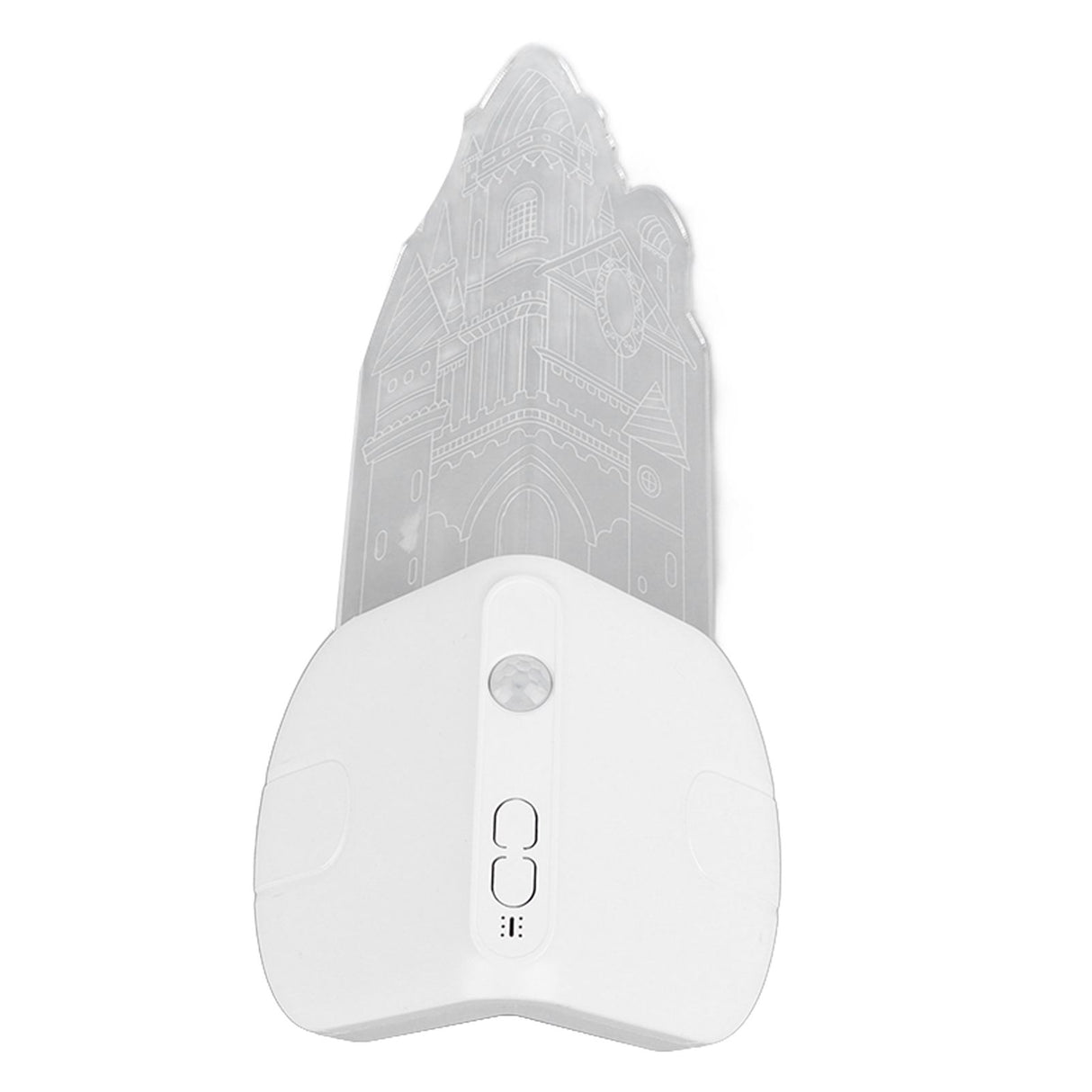 Motion Sensor Castle Night Light USB Charging Castle Wall Corner Nightlight for Hallway Staircase Bedroom