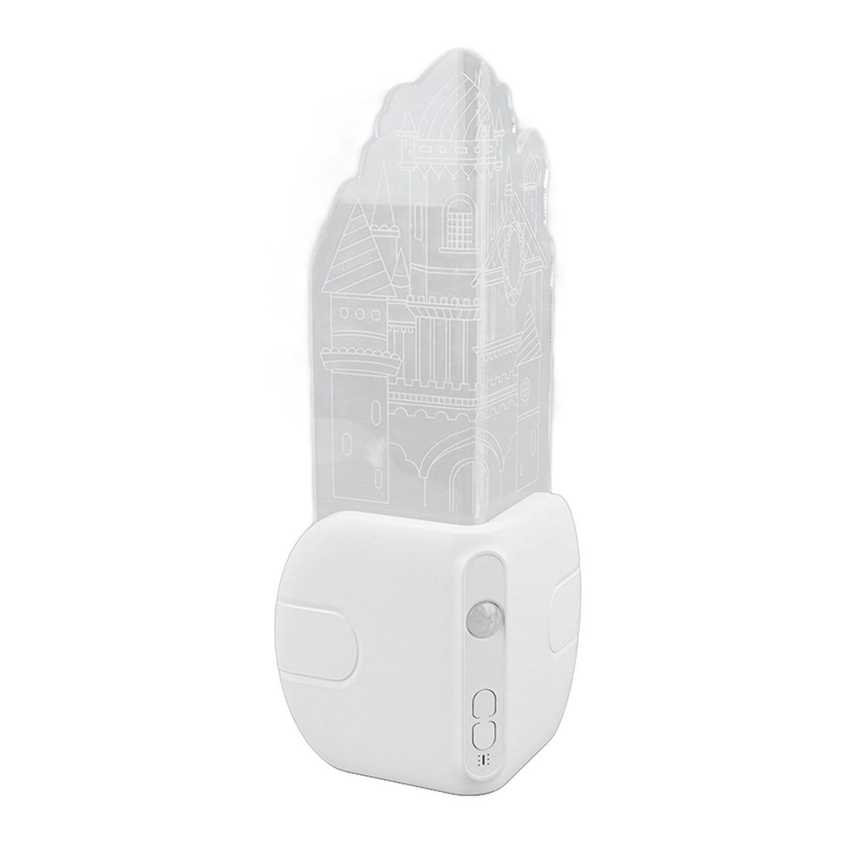 Motion Sensor Castle Night Light USB Charging Castle Wall Corner Nightlight for Hallway Staircase Bedroom
