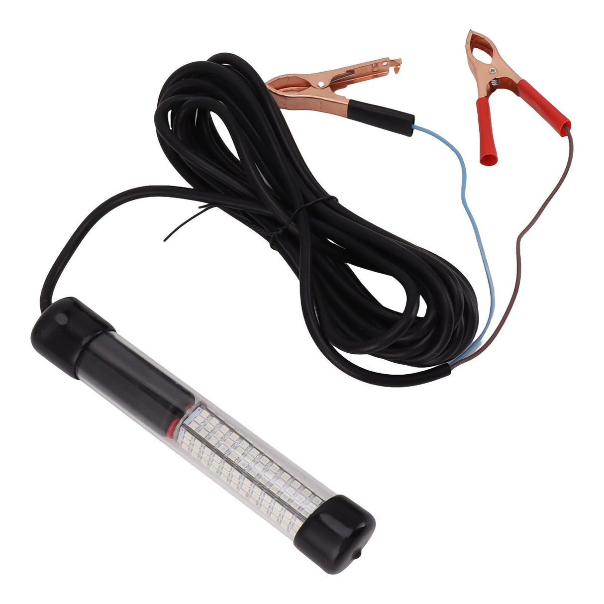 LED Submersible Fishing Light 15W Green Nighttime Ice Fishing Light with 16.4ft Cable