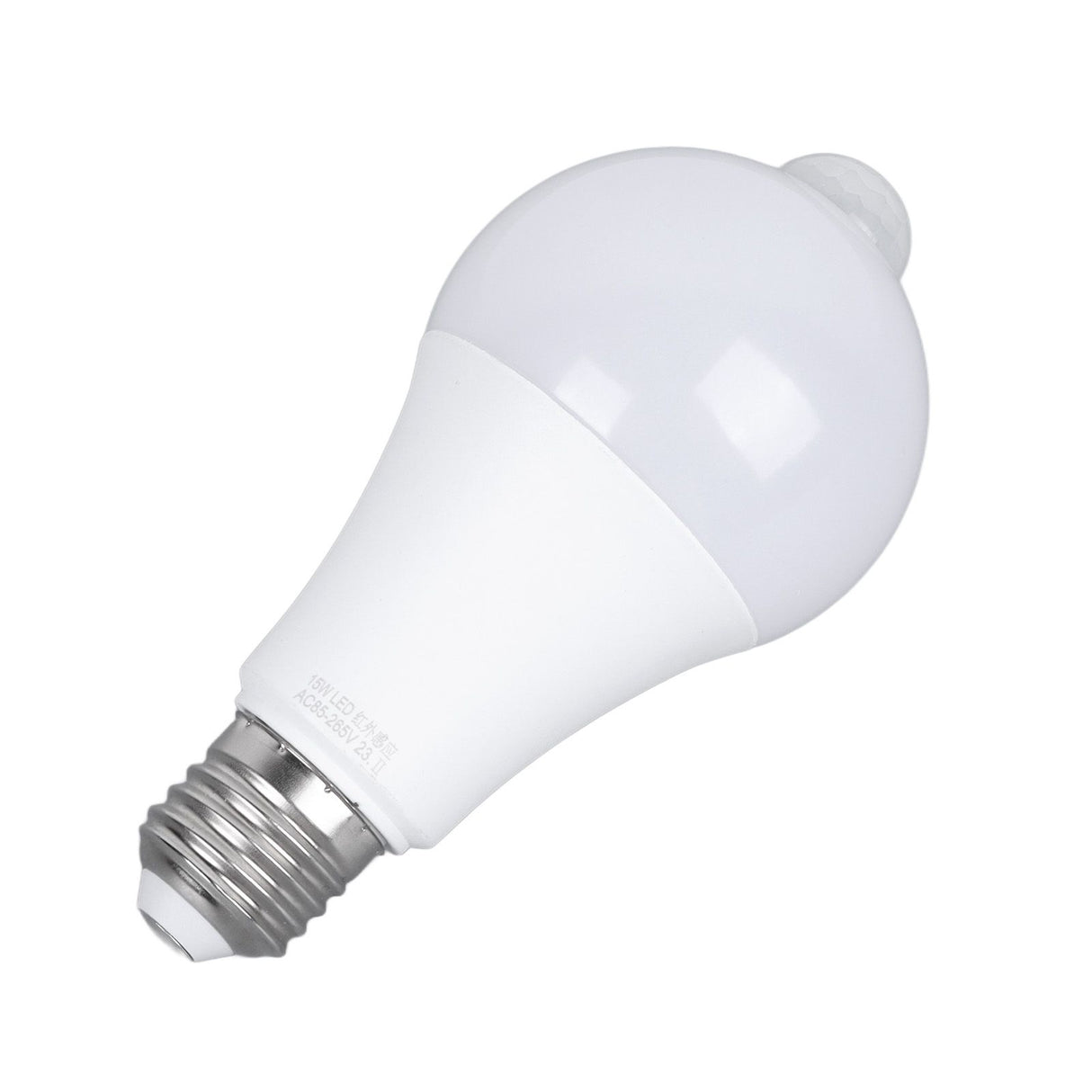 LED Sensor Light Bulbs Professional High Brightness Energy Saving LED Light Bulb with Motion Sensor 15W 85‑265V