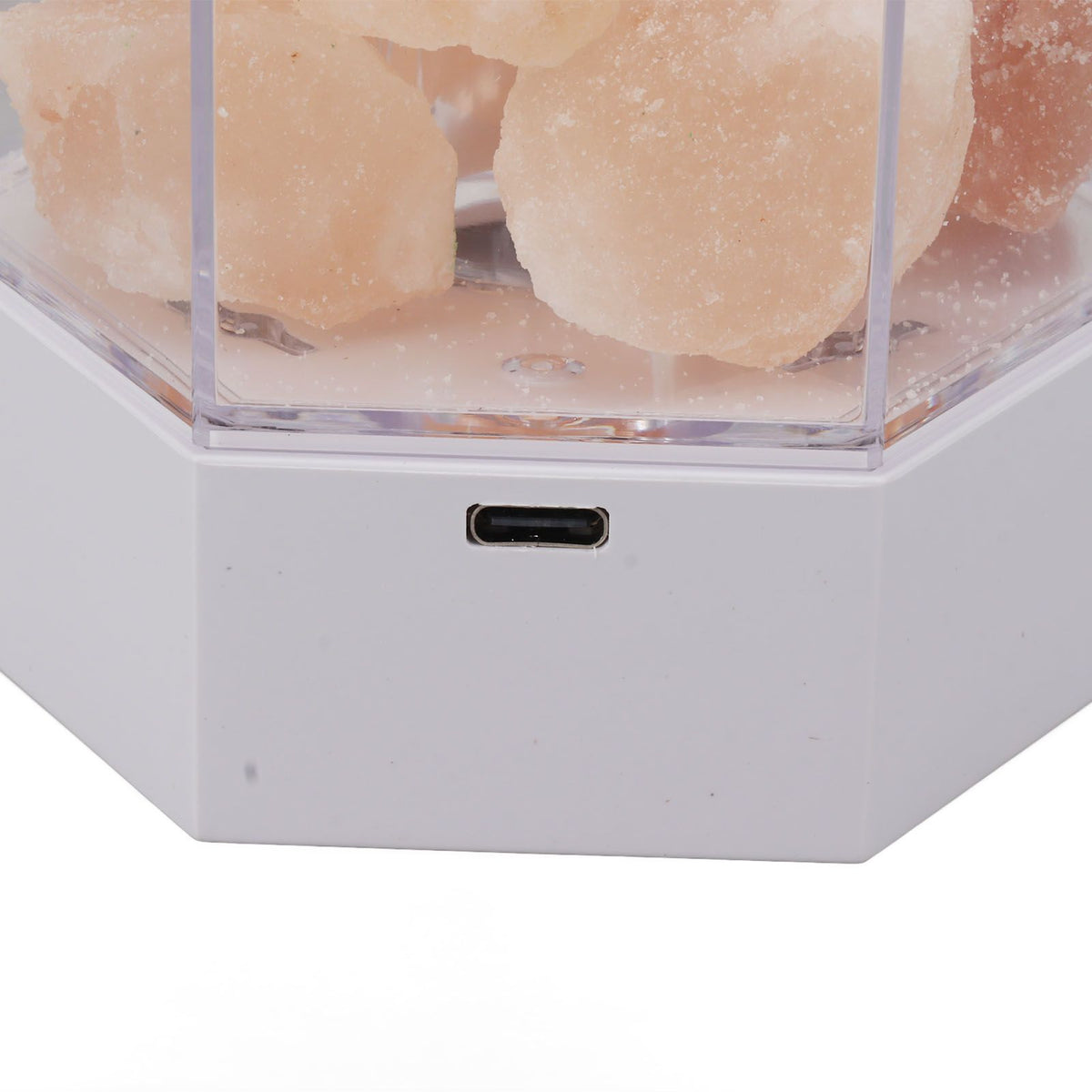 Himalayan Salt Lamp LED RGB Dimmable USB Decorative Essential Oil Aromatherapy Natural Crystal Salt Night Light for Bedroom Living Room