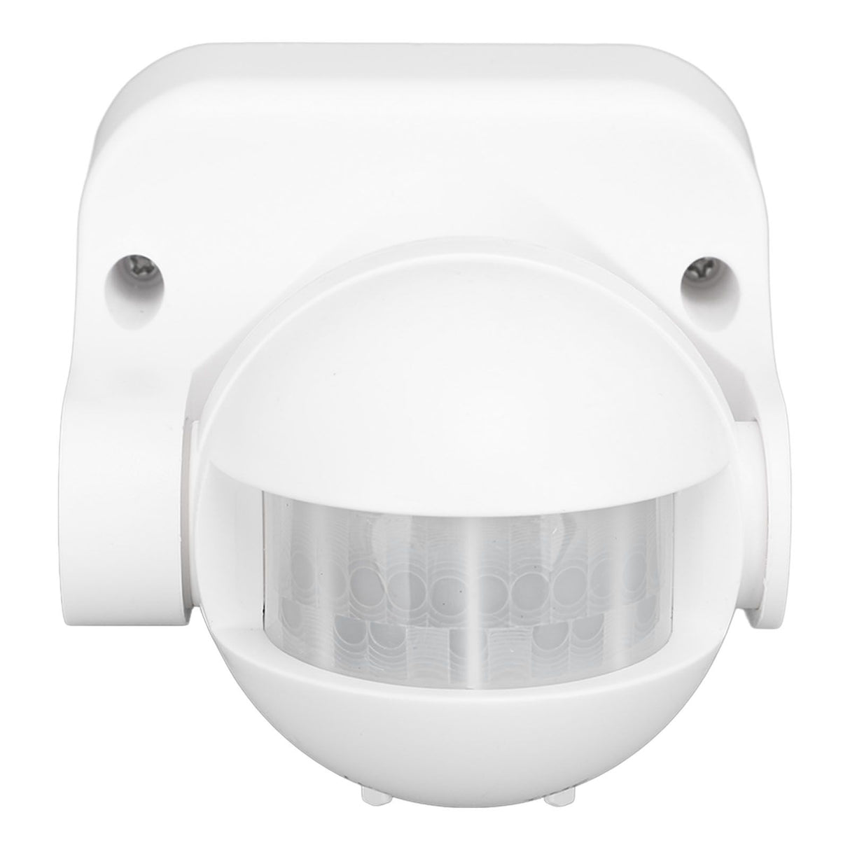 Wall Mounted Motion Sensor Automatic Dusk to Dawn Spherical PIR Sensor Outdoor Motion Sensing Switch for Home Security LED Light AC 110 to 240V White