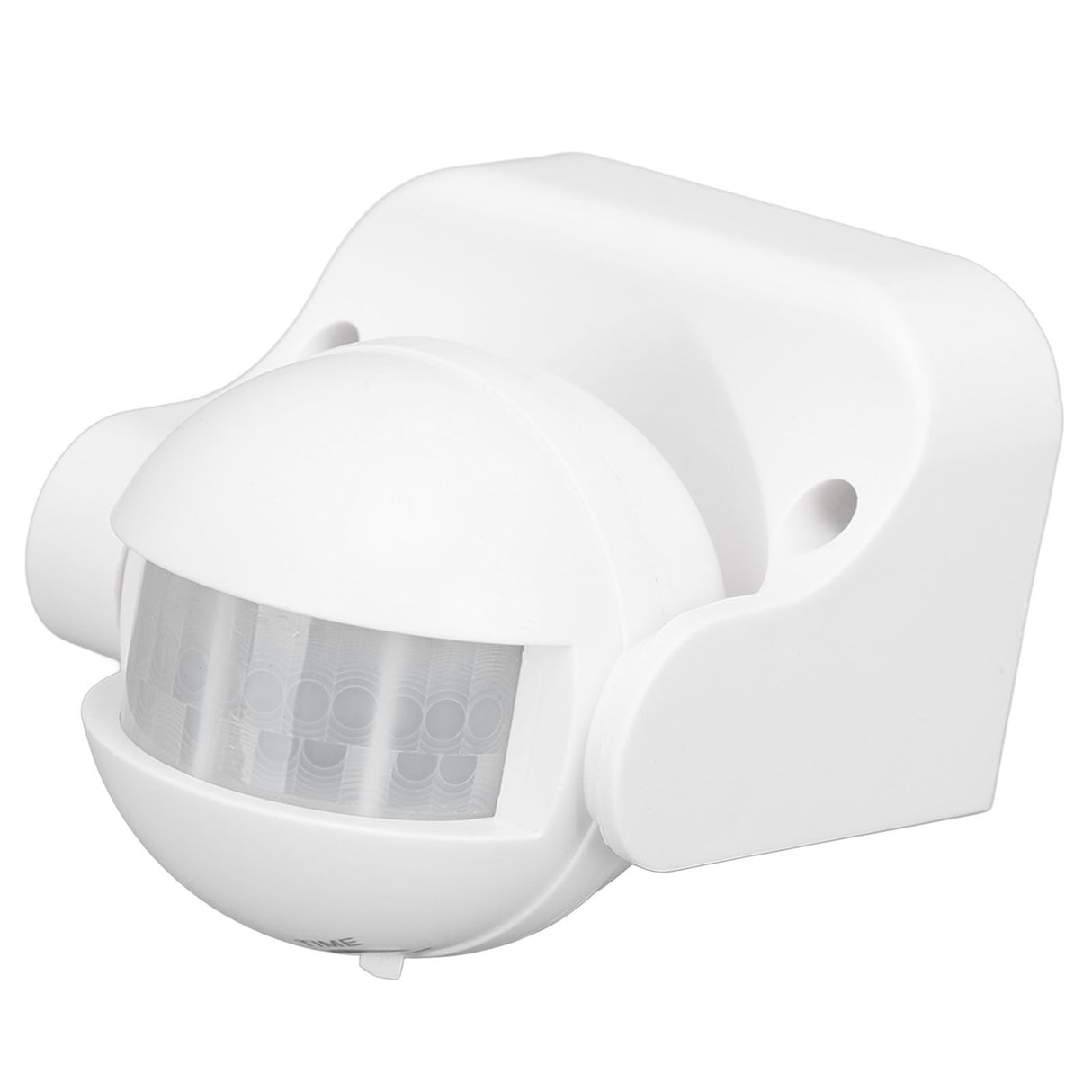 Wall Mounted Motion Sensor Automatic Dusk to Dawn Spherical PIR Sensor Outdoor Motion Sensing Switch for Home Security LED Light AC 110 to 240V White