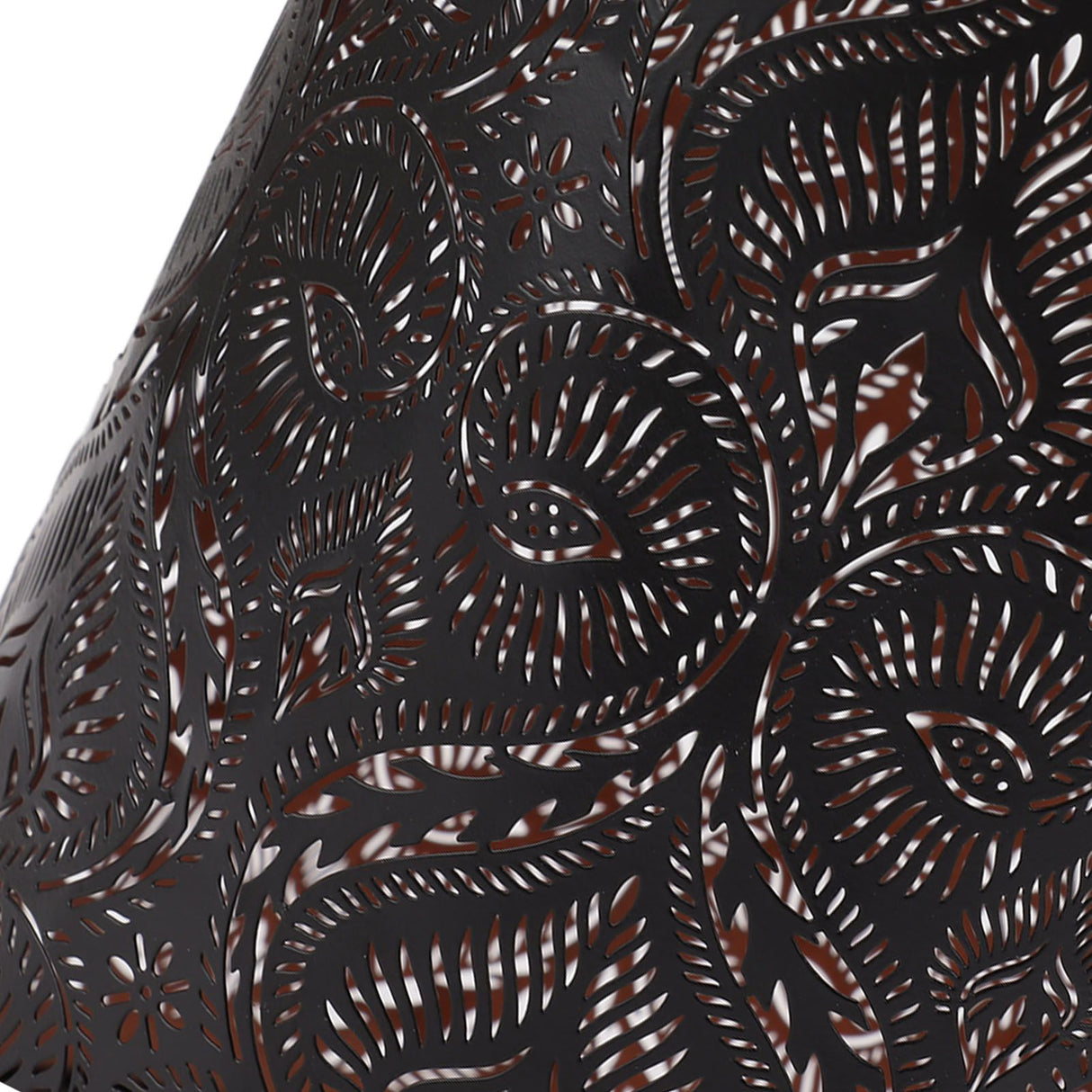 Wrought Iron Lamp Shade Iron Detachable Hollow Carved Modern Lampshade for E27 E26 Lamp Bulbs